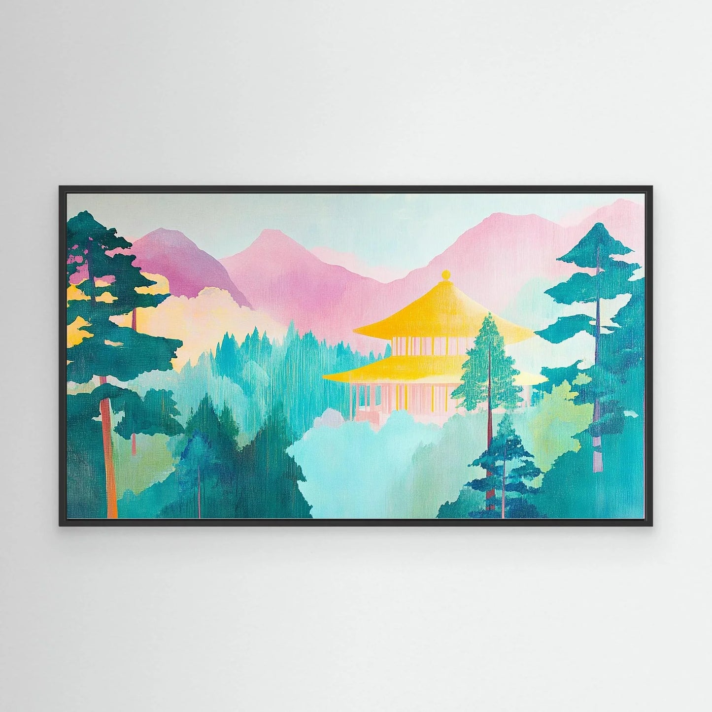 Colour Forest Canvas Print Robussi