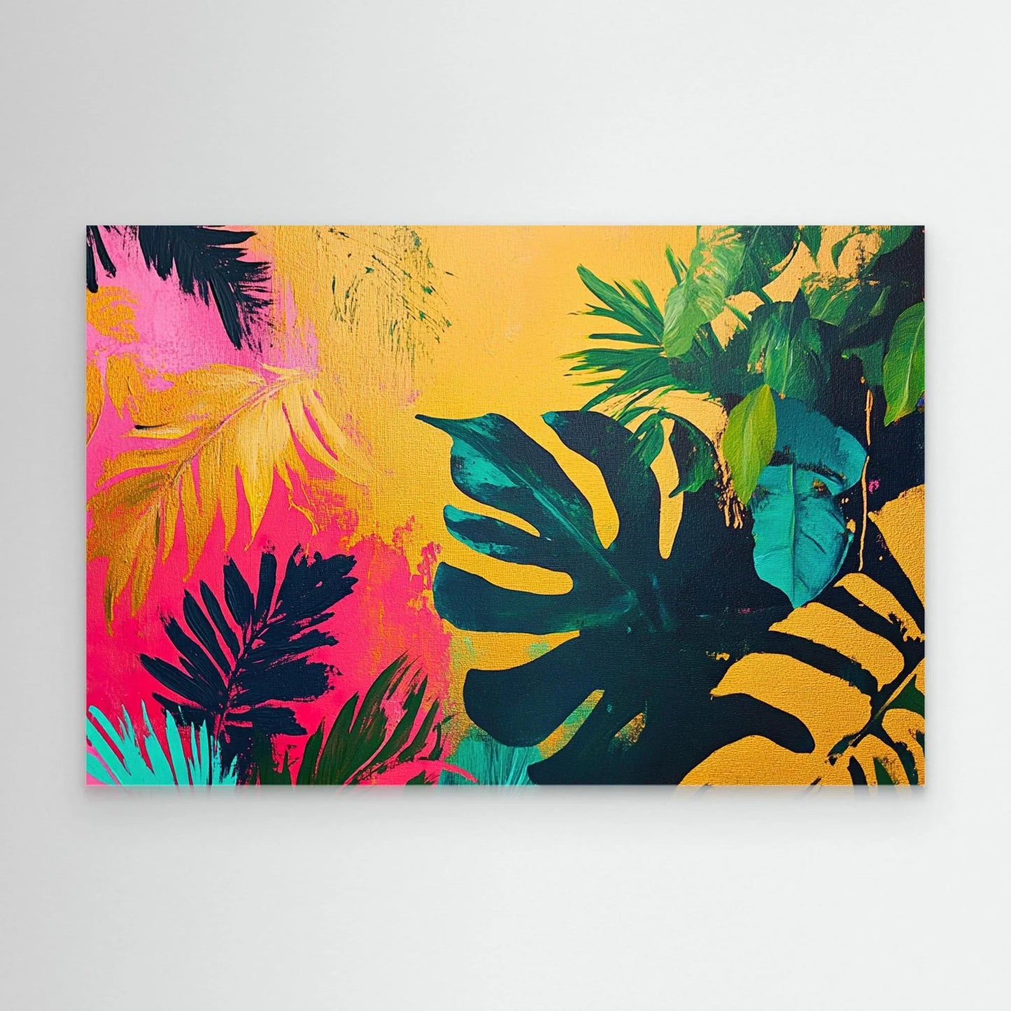 Colour Jungle Canvas Print Robussi