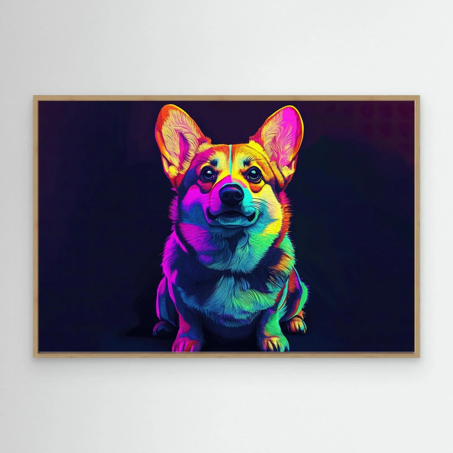 Corgi on the Spot Canvas Print Robussi