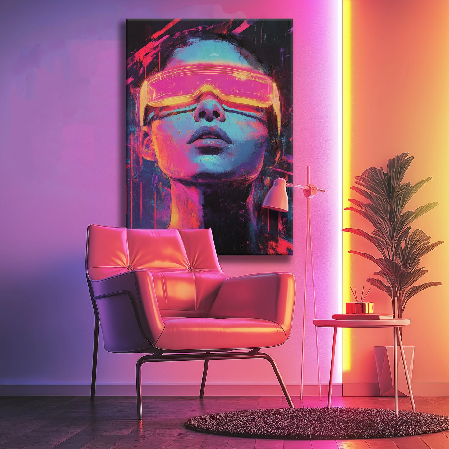 Cyberpunk Canvas Print Robussi