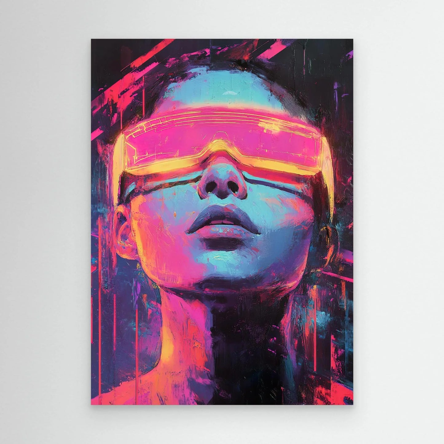 Cyberpunk Canvas Print Robussi