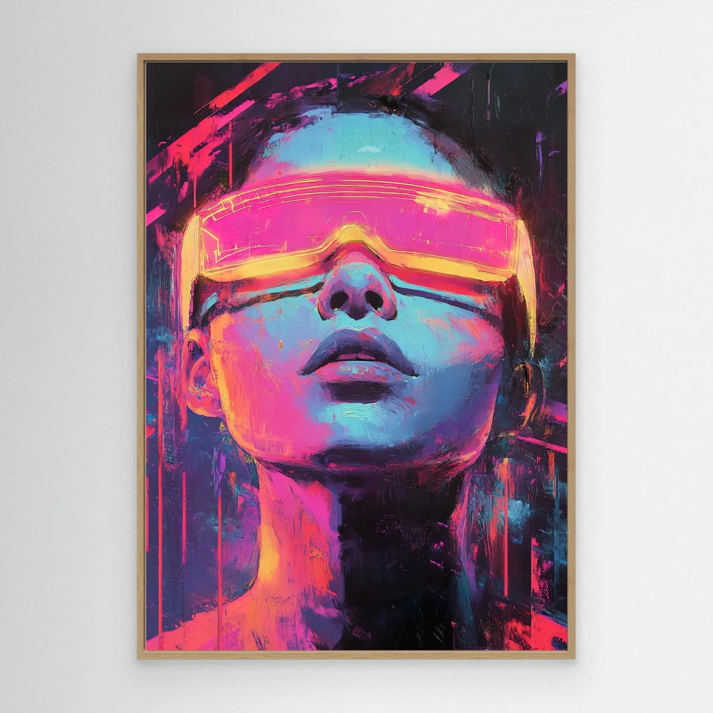 Cyberpunk Canvas Print Robussi
