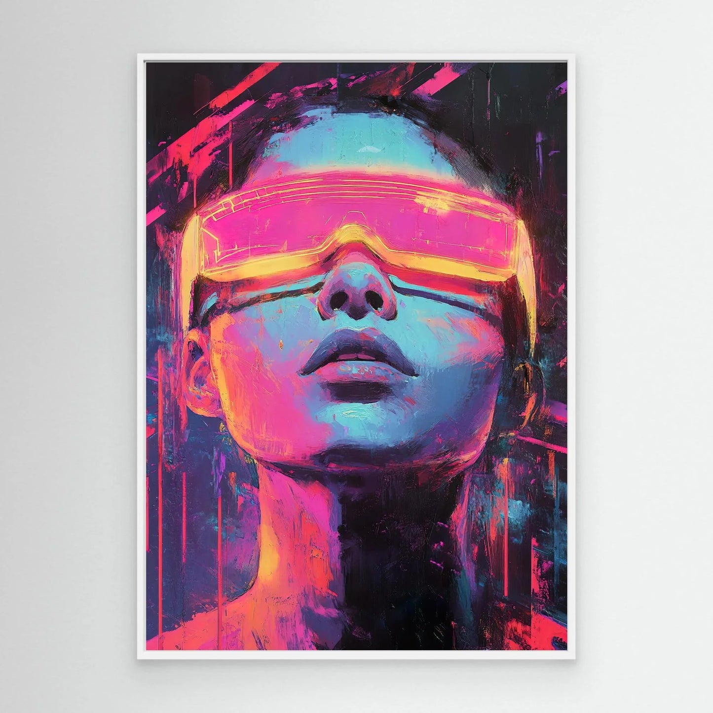 Cyberpunk Canvas Print Robussi