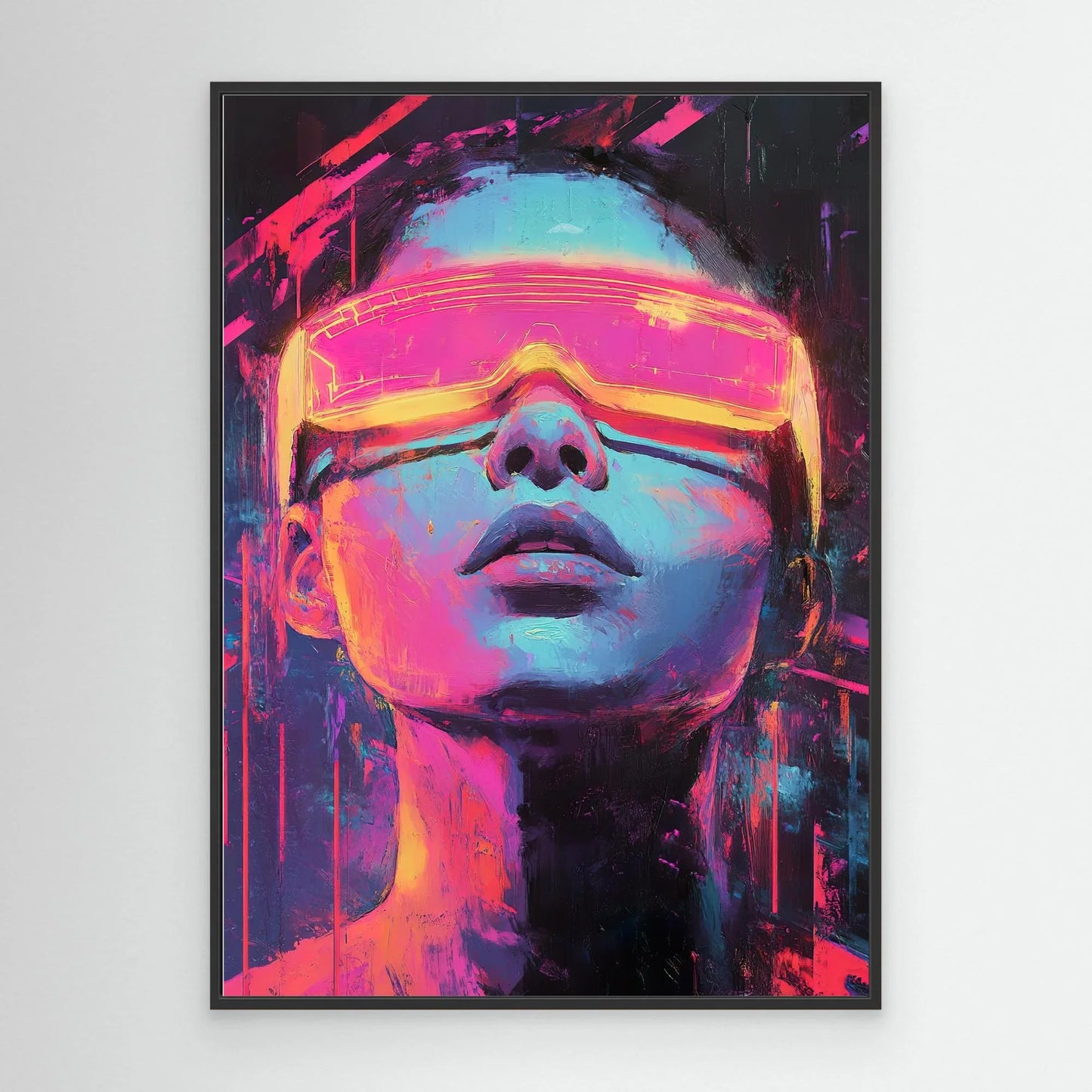 Cyberpunk Canvas Print Robussi