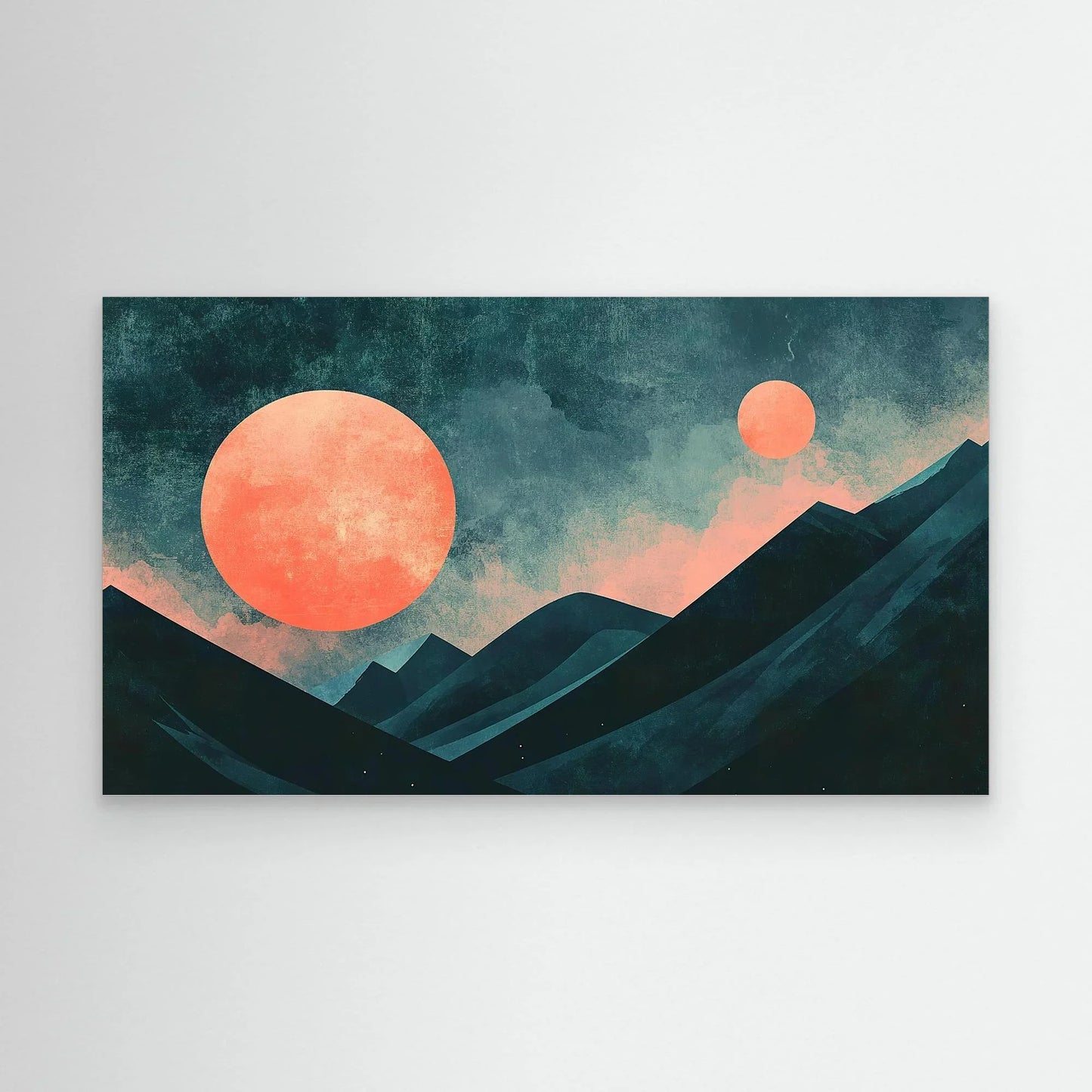 Dark Moon Canvas Print Robussi