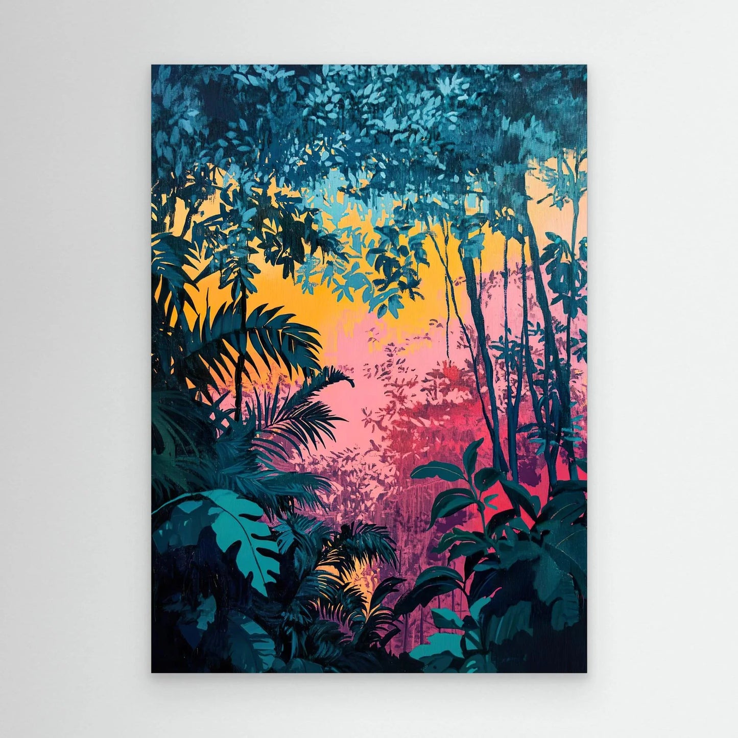 Dawn in the Jungle Canvas Print Robussi