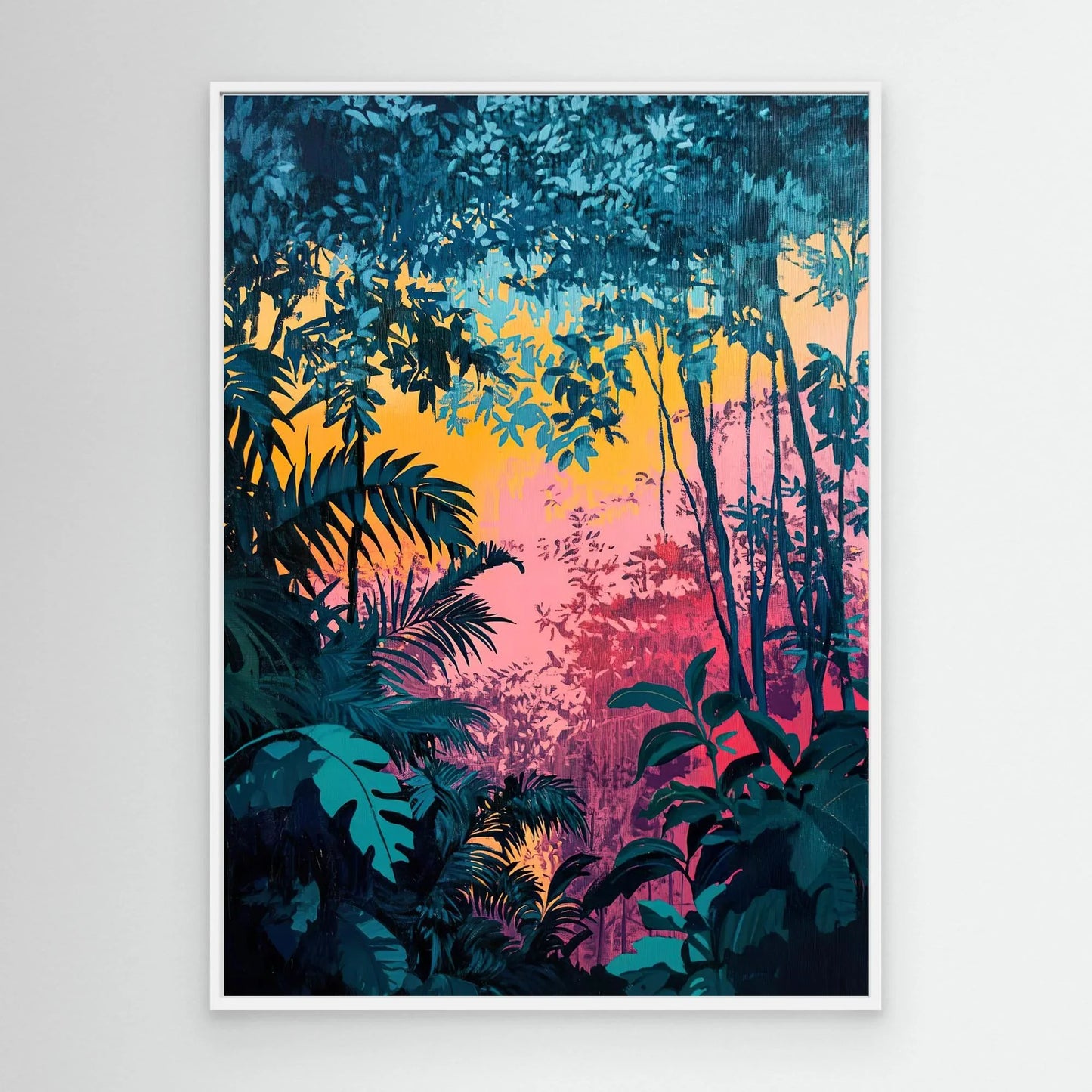Dawn in the Jungle Canvas Print Robussi