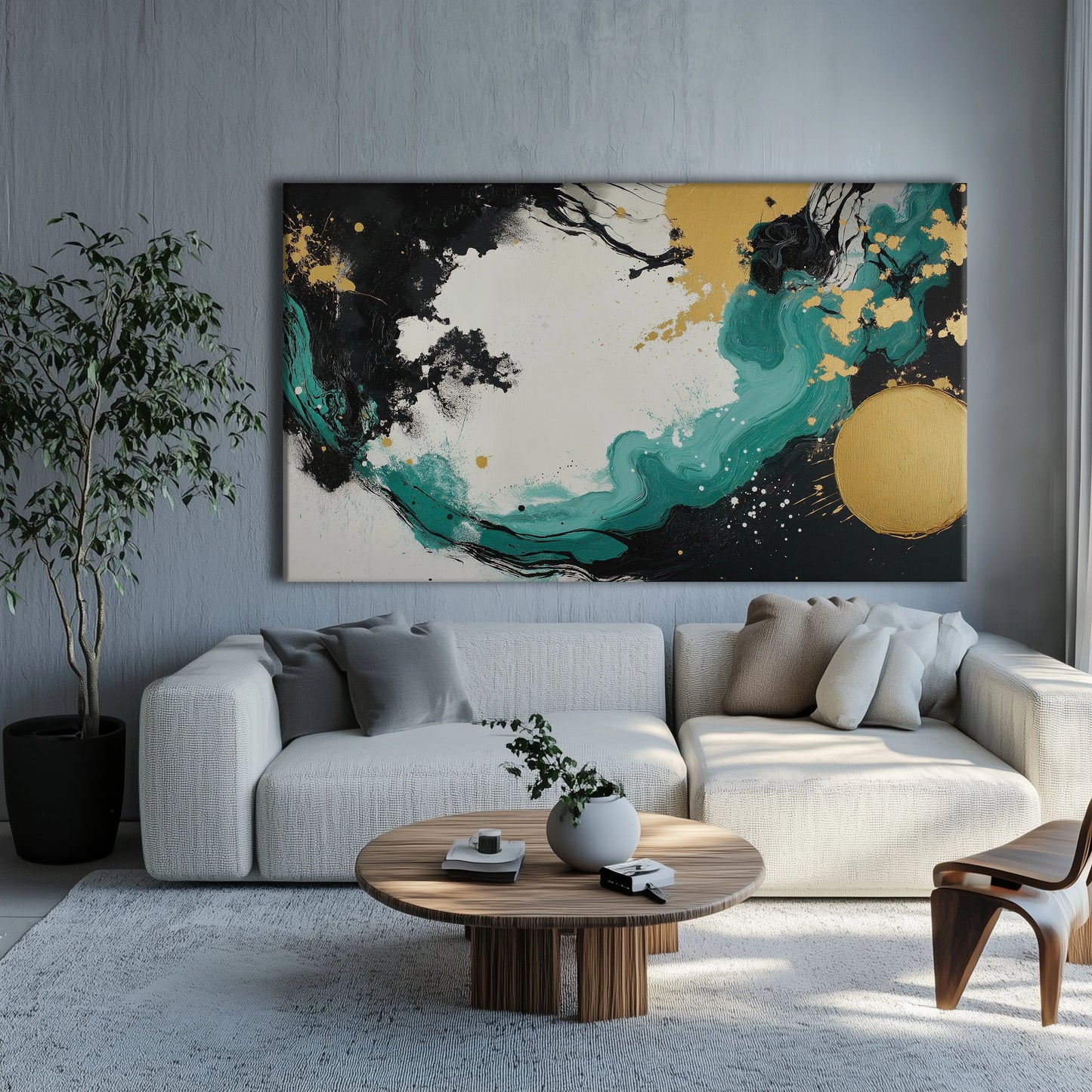Depths of the Forest Canvas Print Robussi