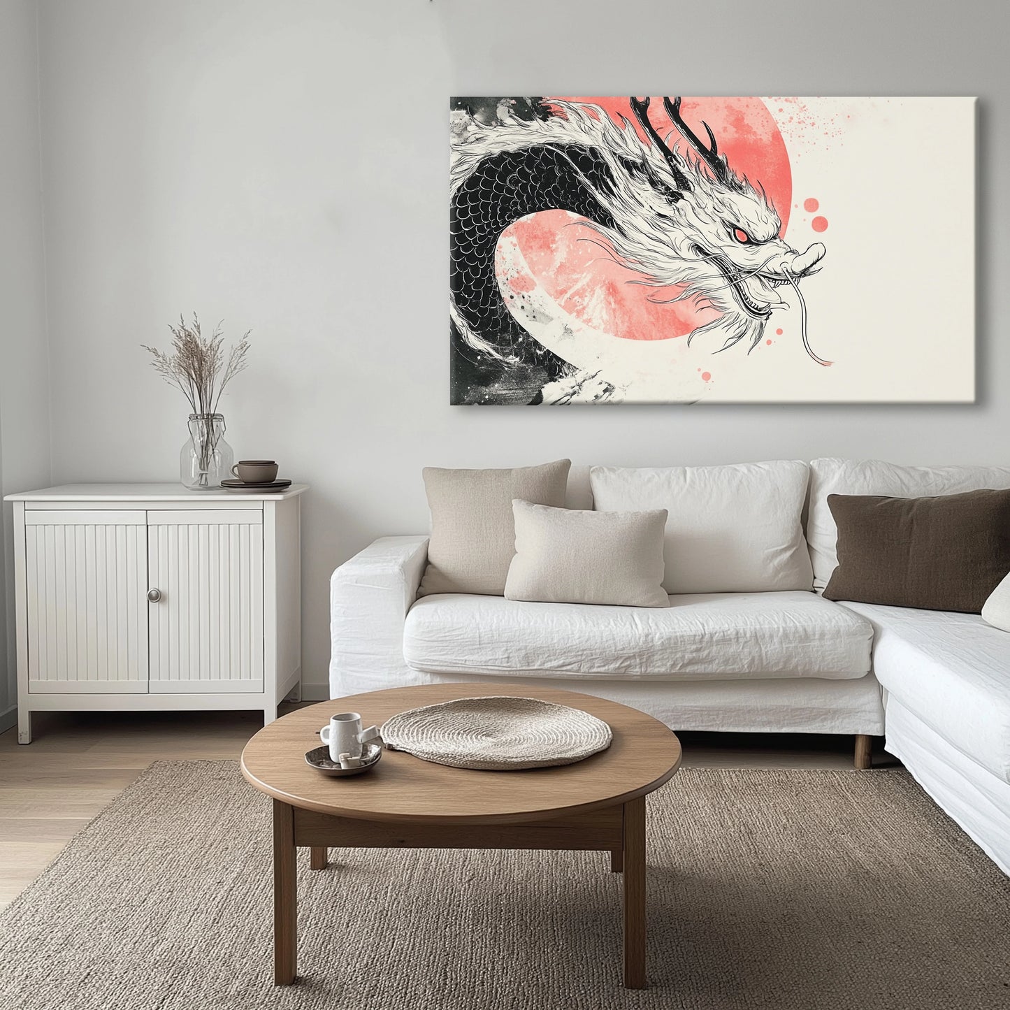 Dragon of the Sun Canvas Print Robussi
