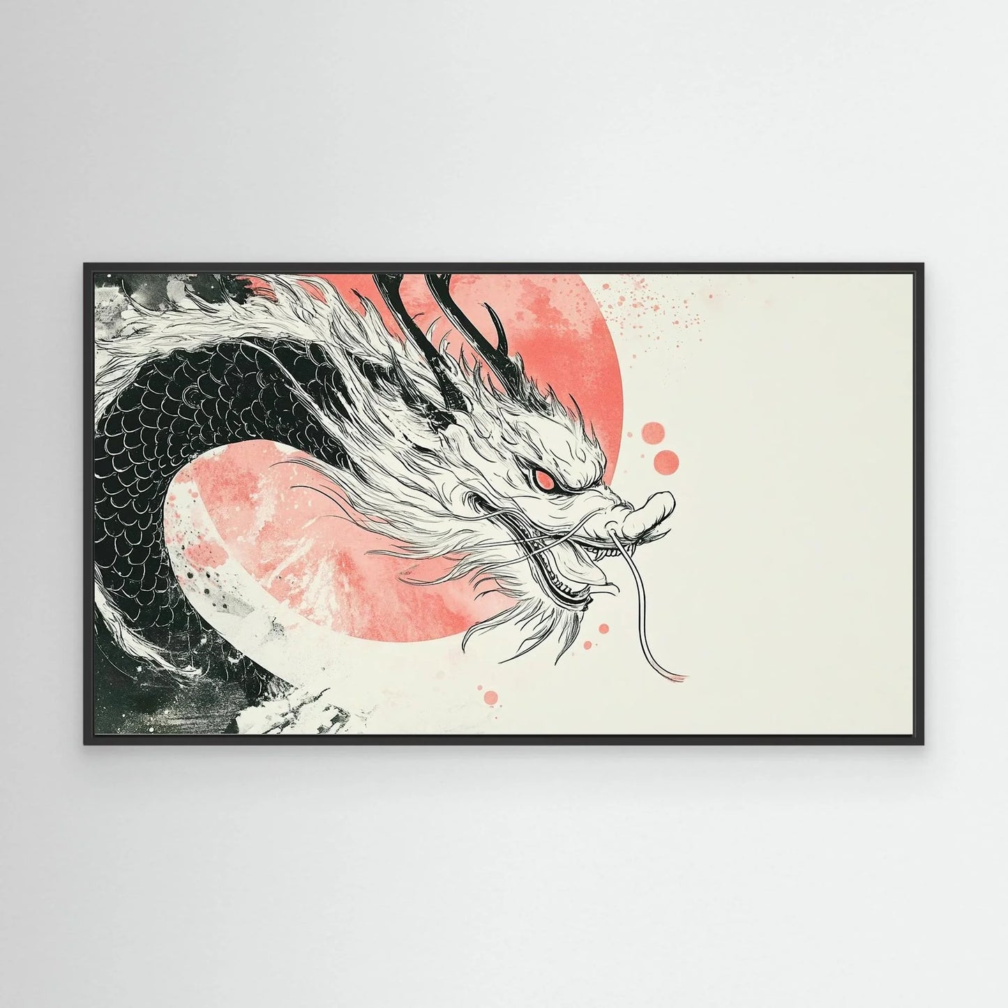 Dragon of the Sun Canvas Print Robussi