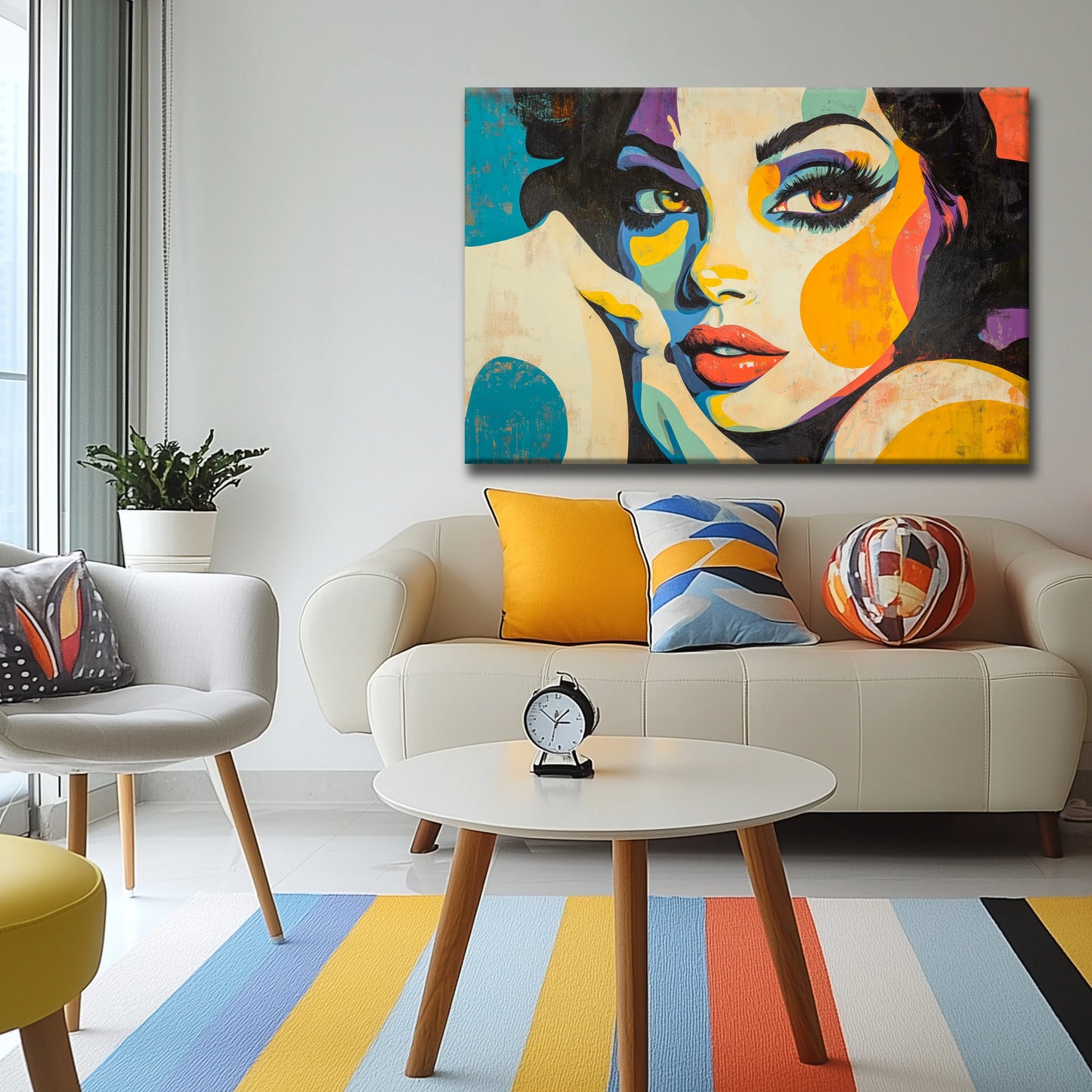 Eyes of Beauty Canvas Print Robussi