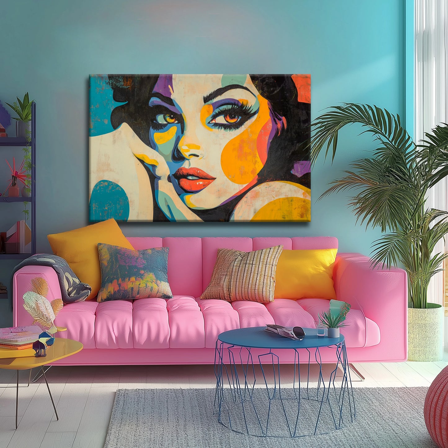Eyes of Beauty Canvas Print Robussi