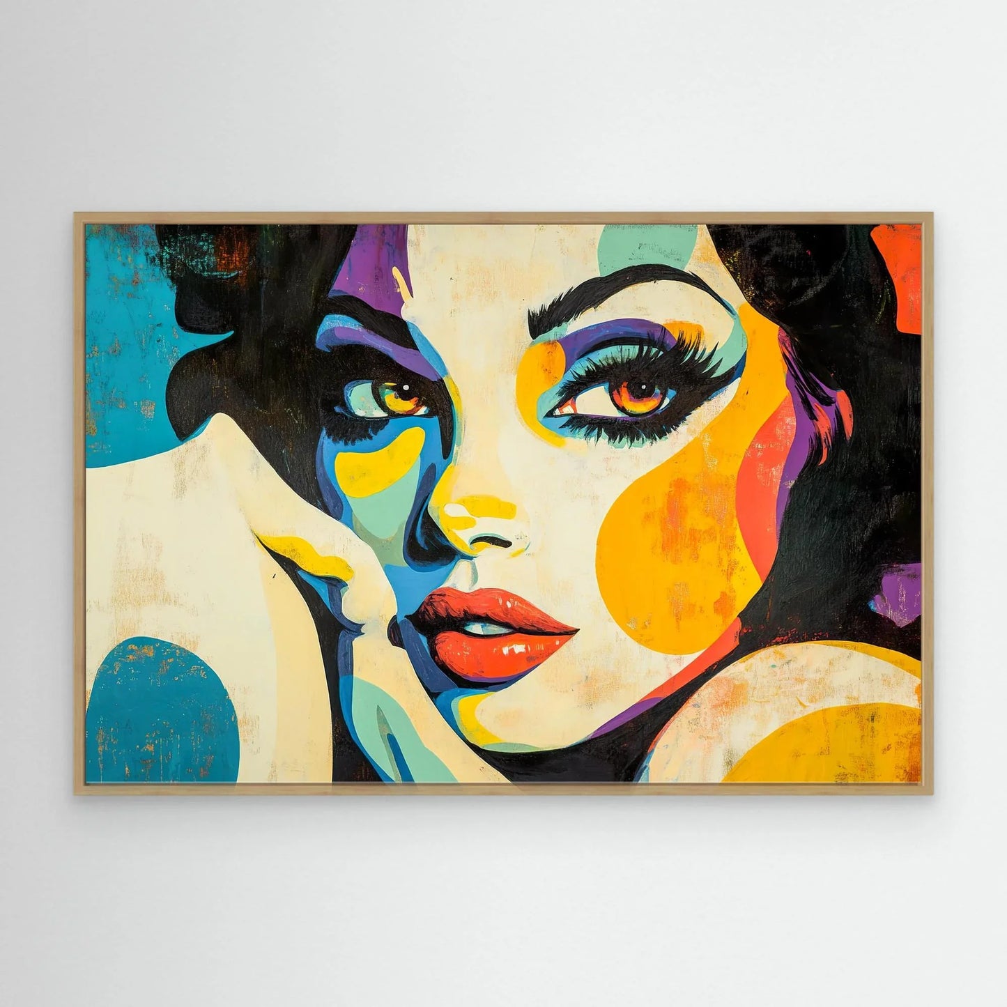 Eyes of Beauty Canvas Print Robussi