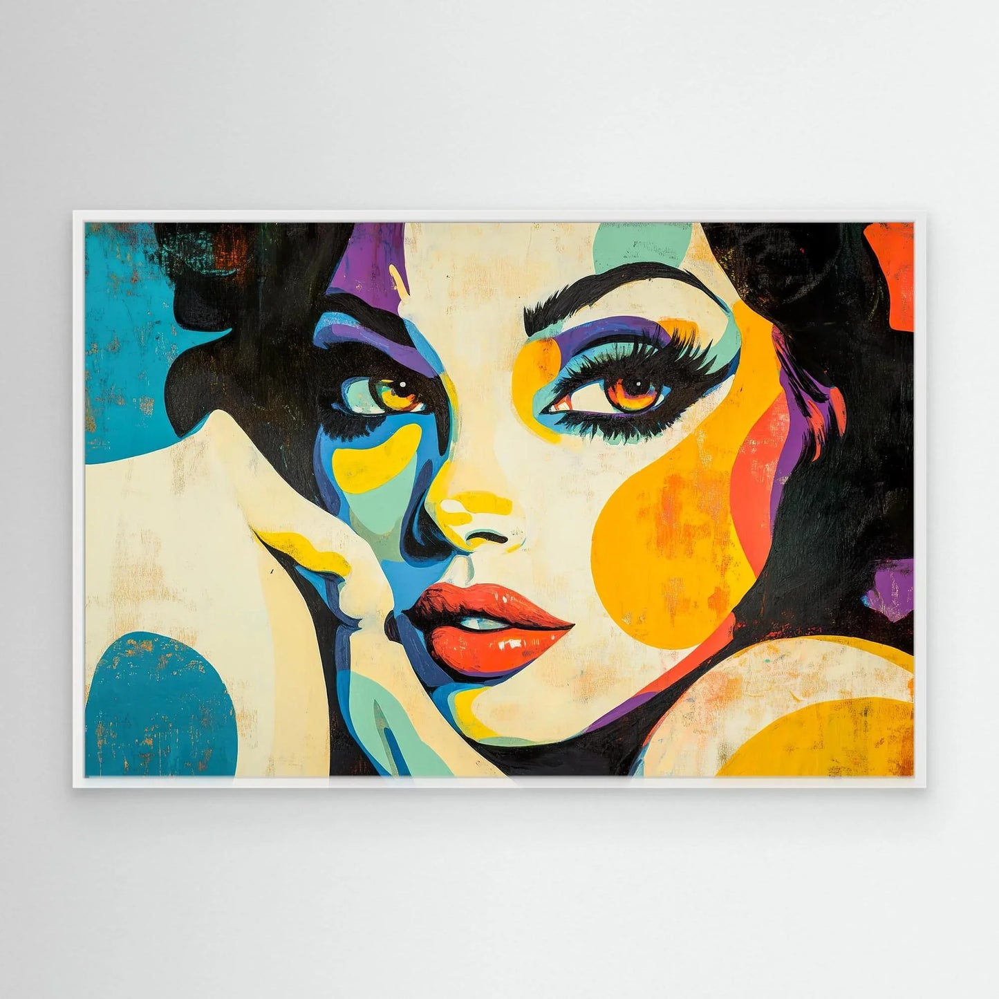 Eyes of Beauty Canvas Print Robussi
