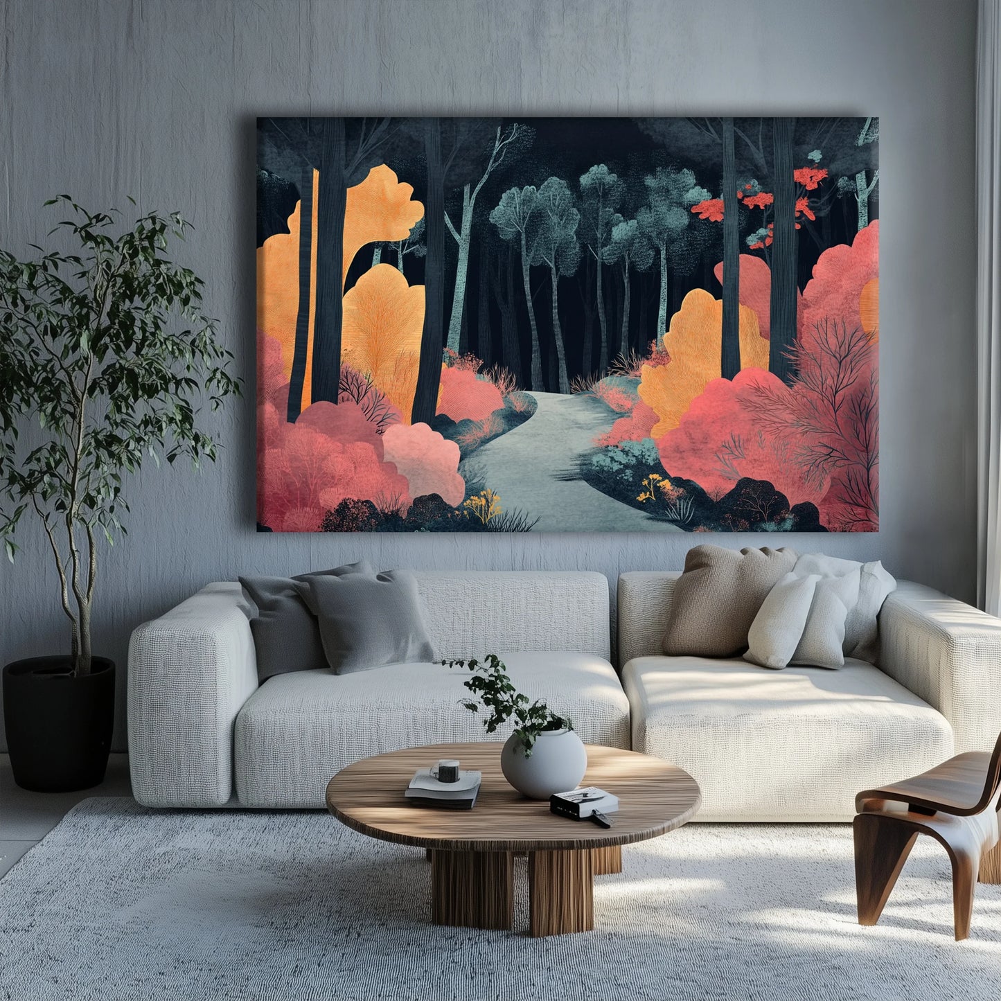 Fallen Forest Canvas Print Robussi