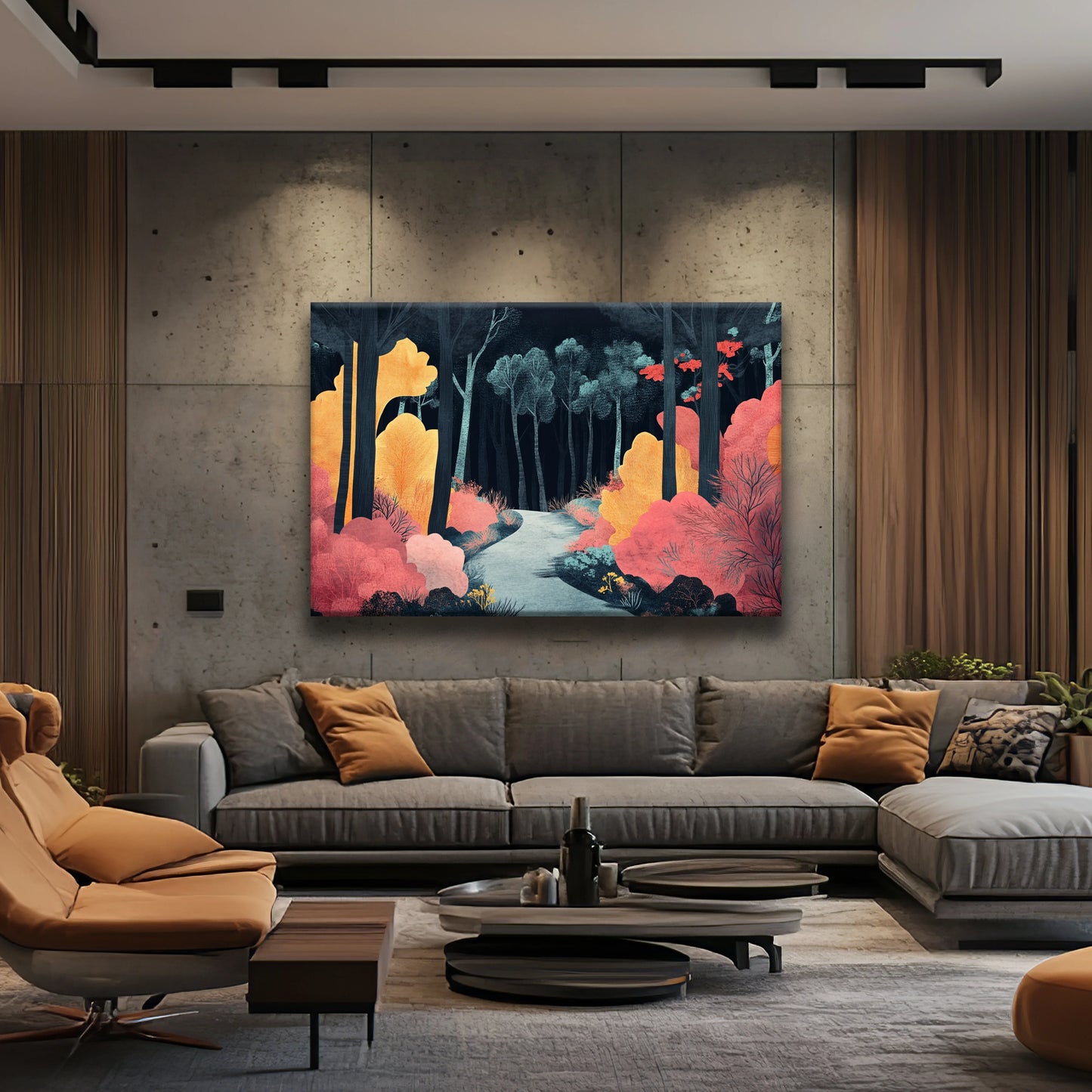 Fallen Forest Canvas Print Robussi