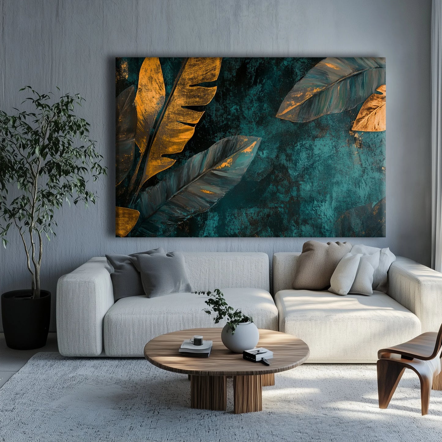 Fallen Jungle Canvas Print Robussi