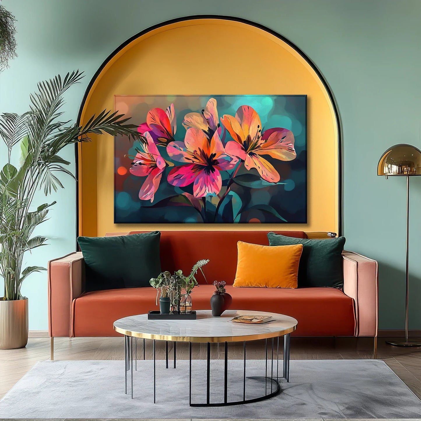 Flowers in the Sky Canvas Print Robussi