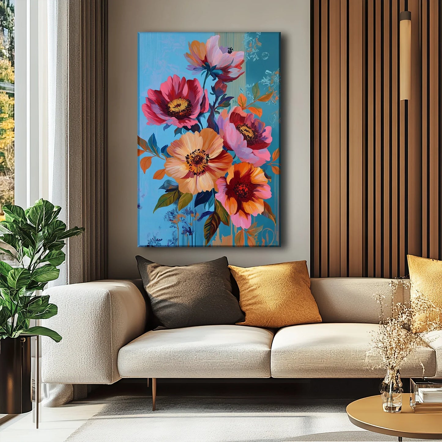 Flowers of the Sea Canvas Print Robussi
