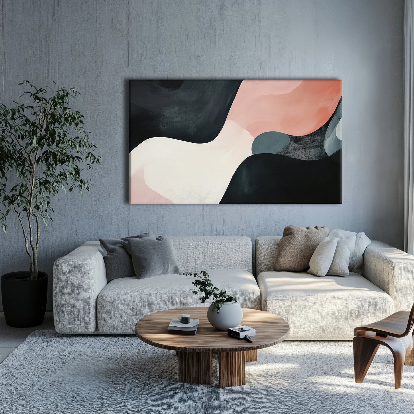 Flowing absence Canvas Print Robussi