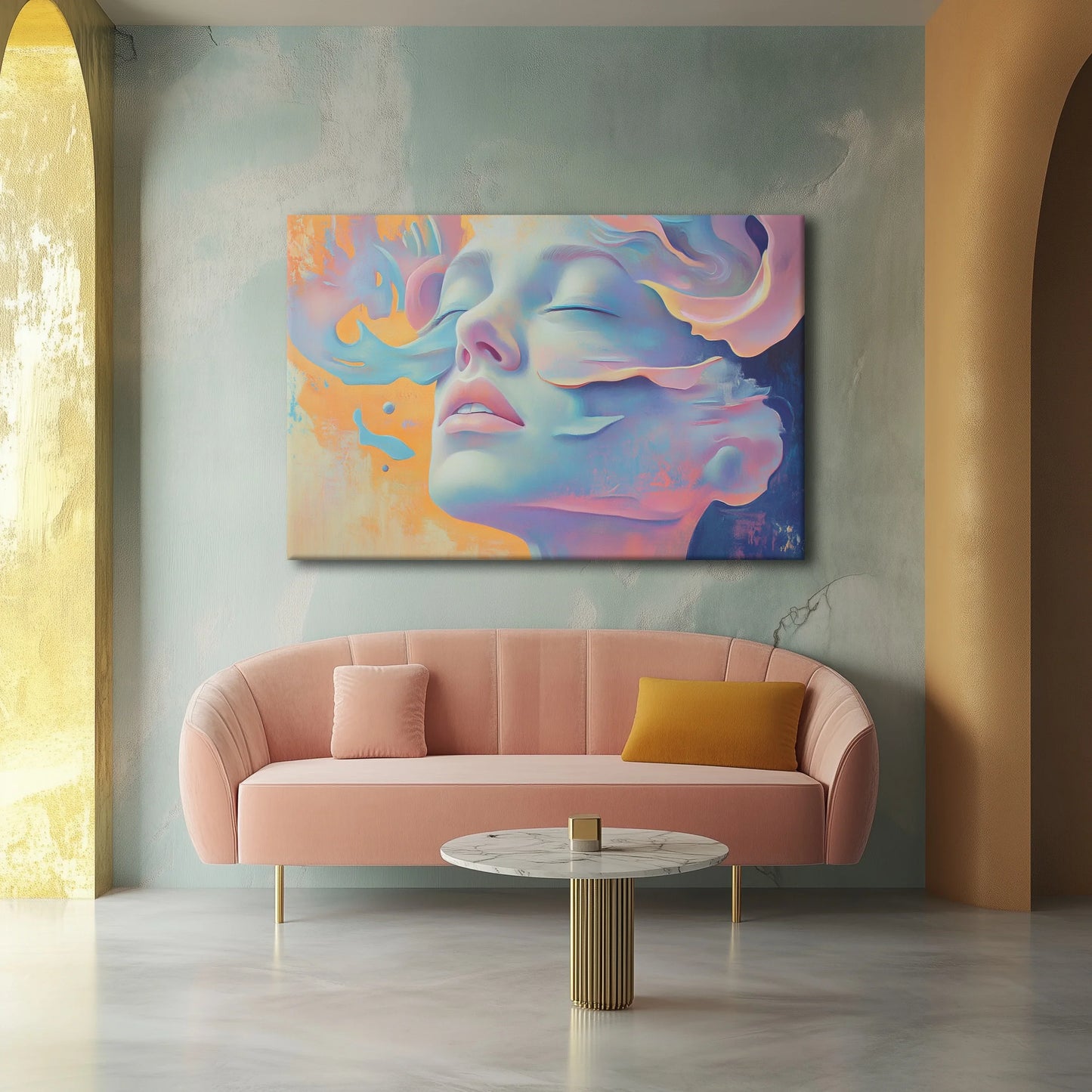 Flowing Canvas Print Robussi