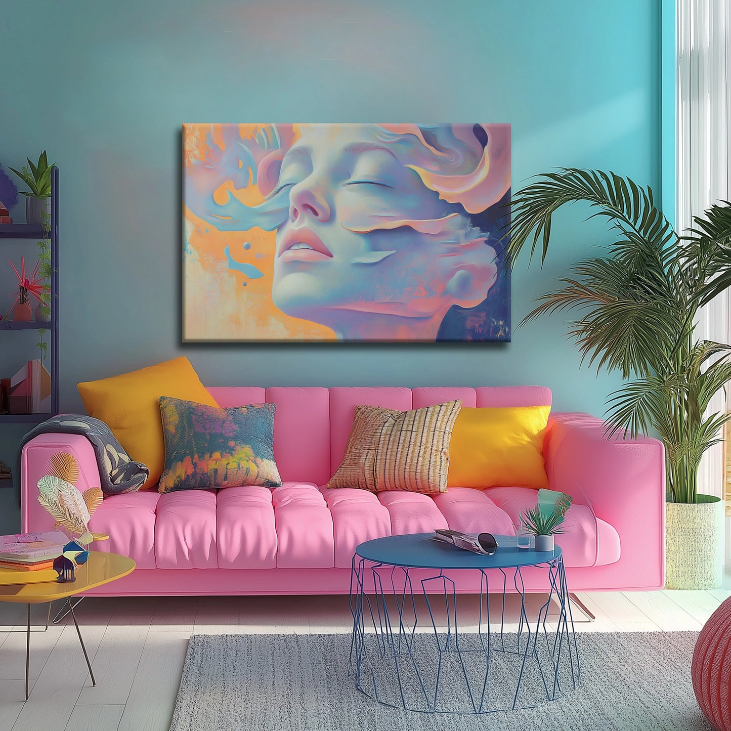 Flowing Canvas Print Robussi