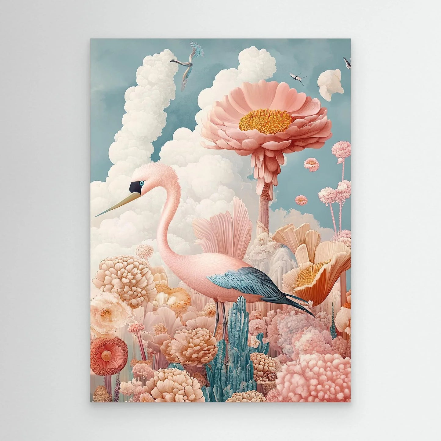 Garden of Birds Canvas Print Robussi