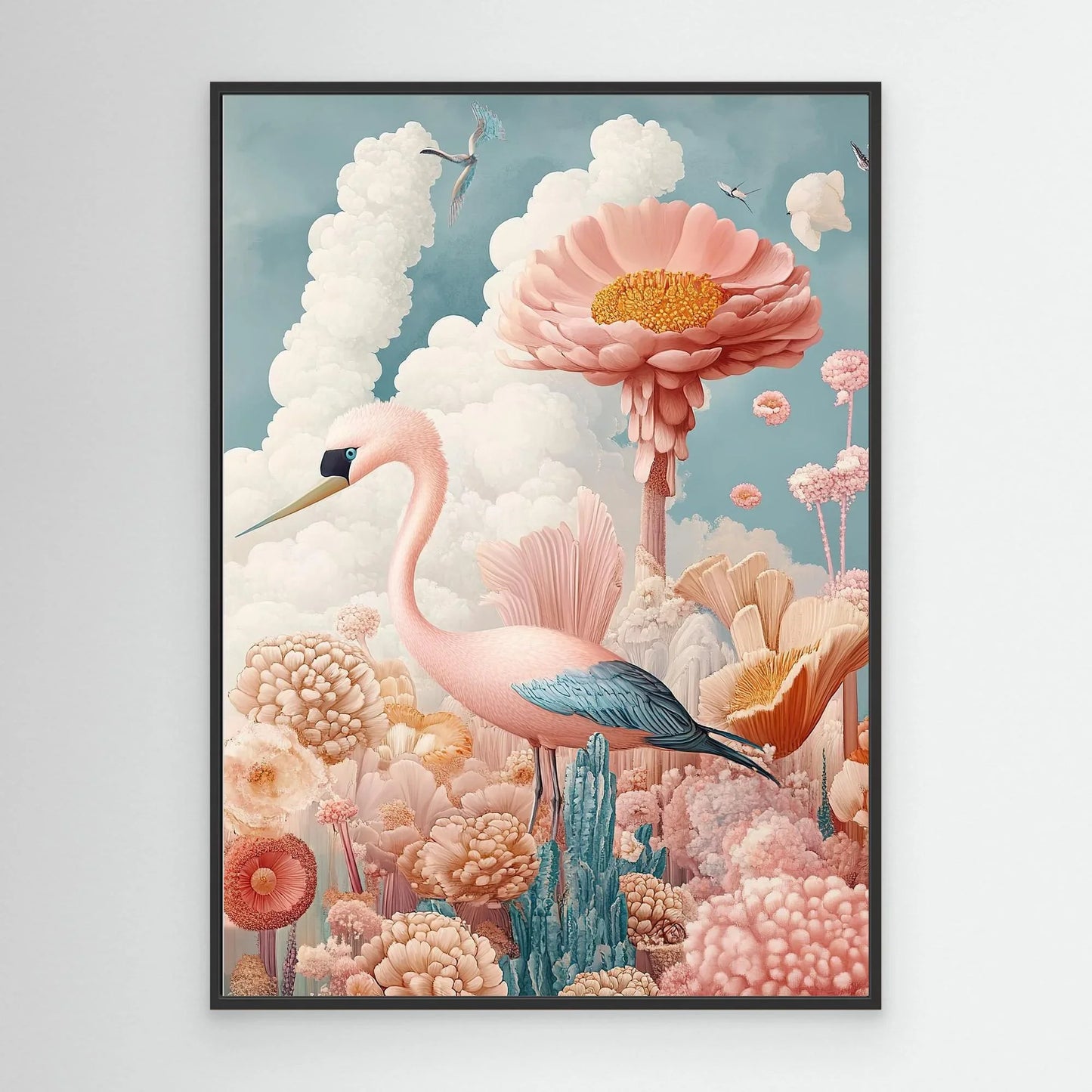 Garden of Birds Canvas Print Robussi