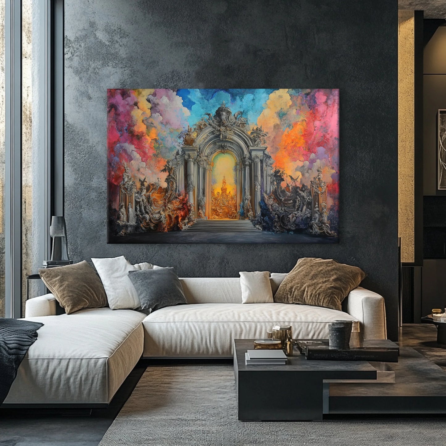 Gate of Heaven Canvas Print Robussi