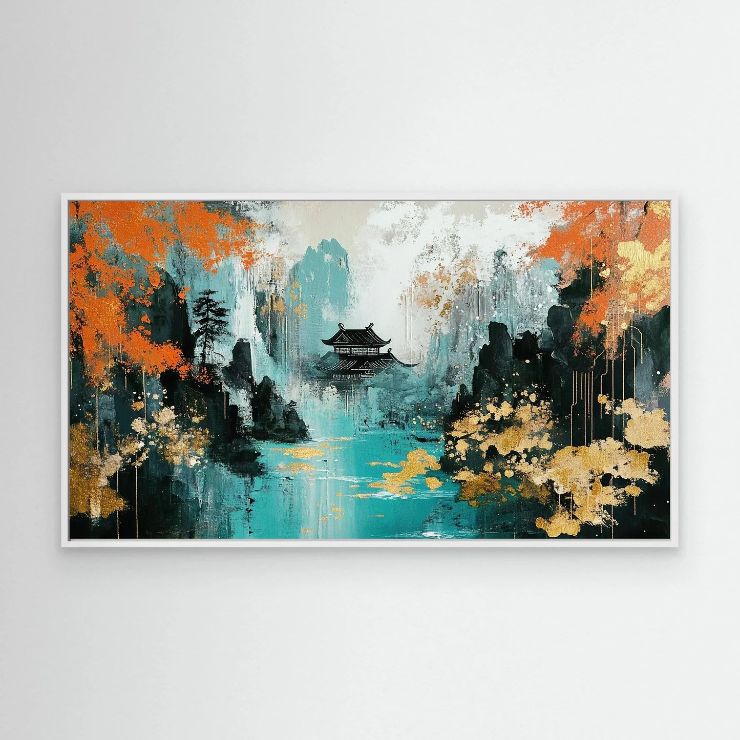 Golden Forest Canvas Print Robussi
