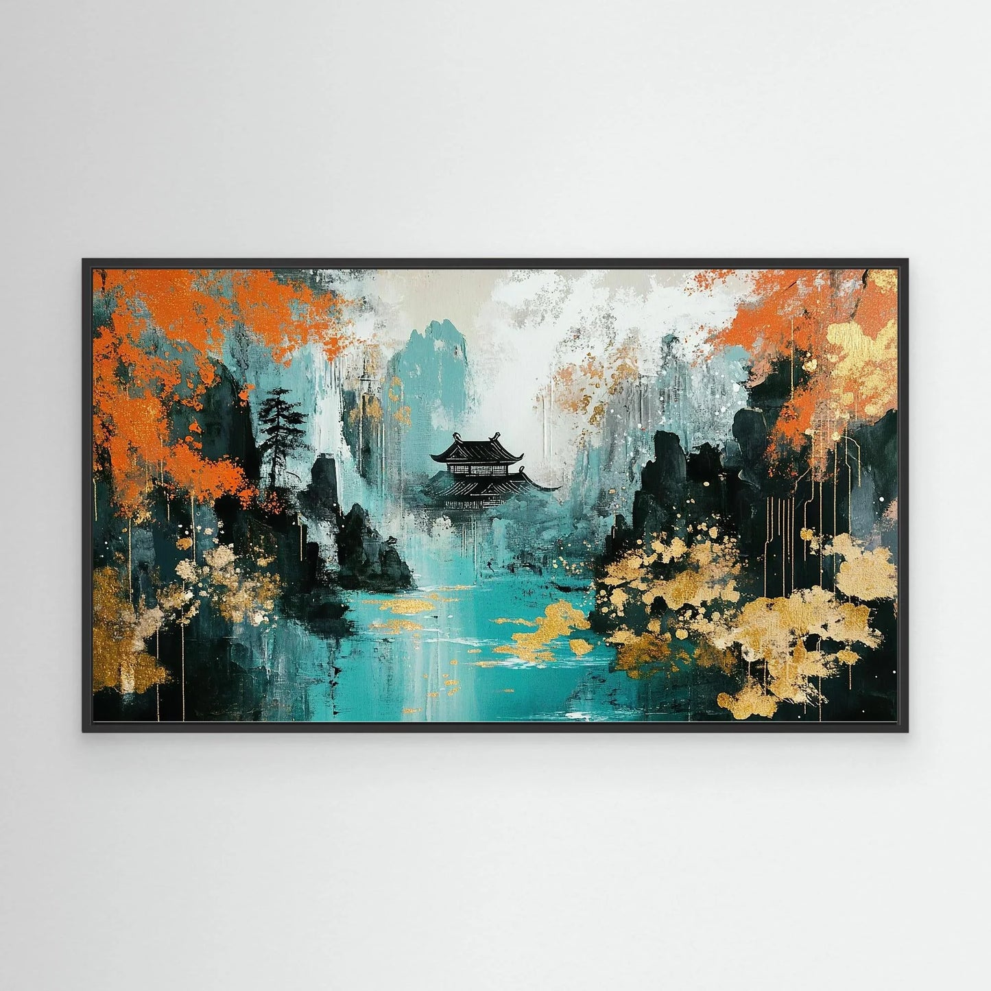 Golden Forest Canvas Print Robussi
