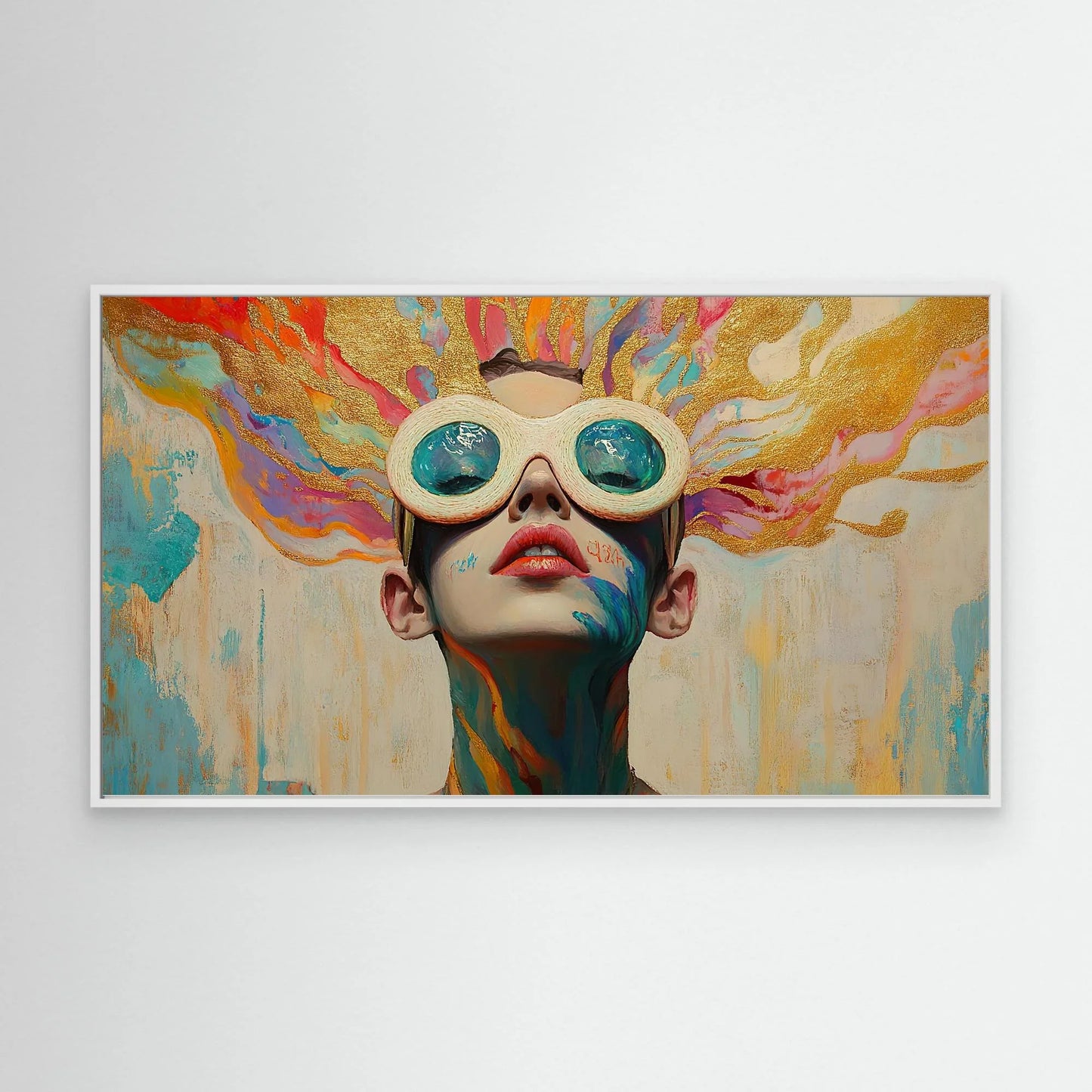 Golden Hair Canvas Print Robussi