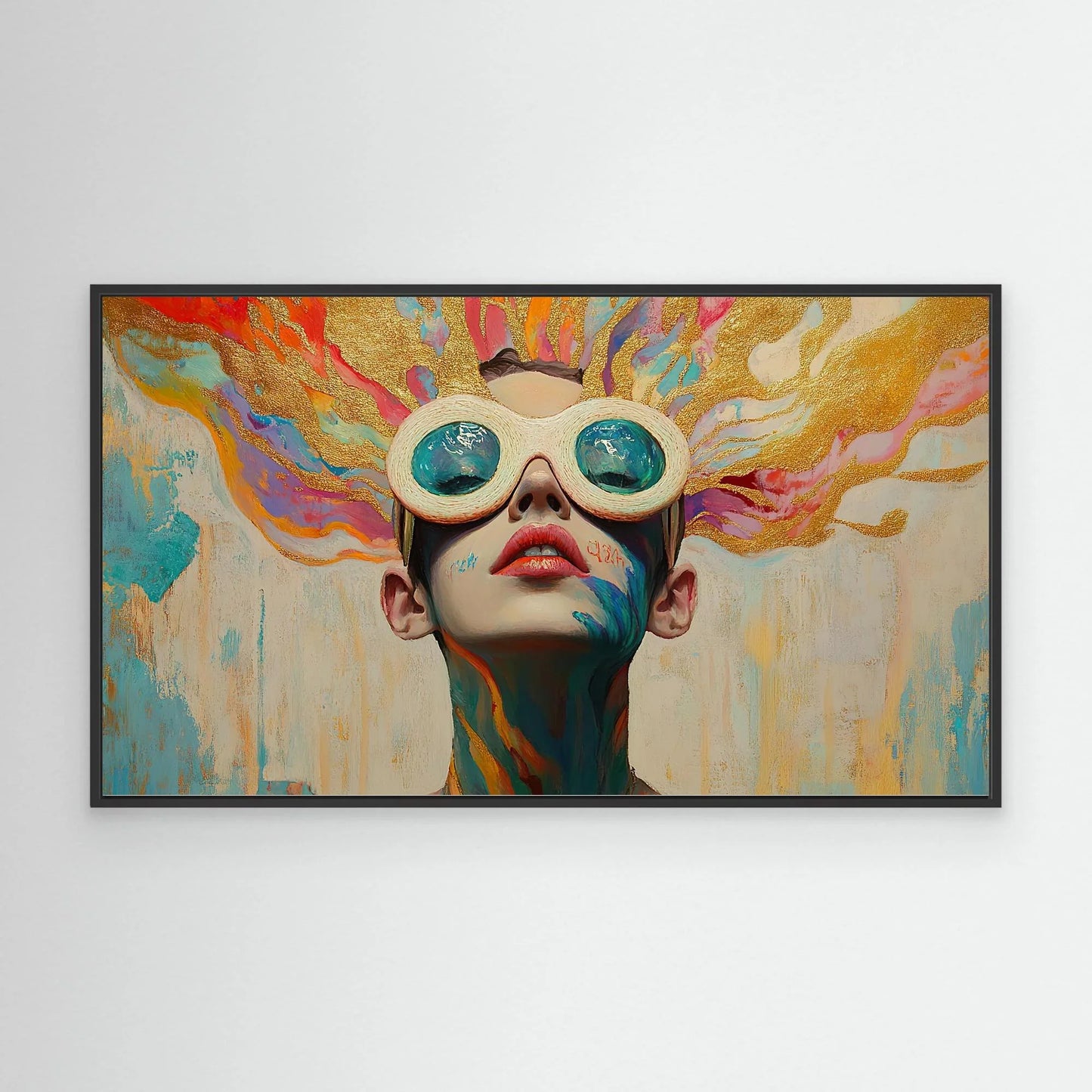 Golden Hair Canvas Print Robussi