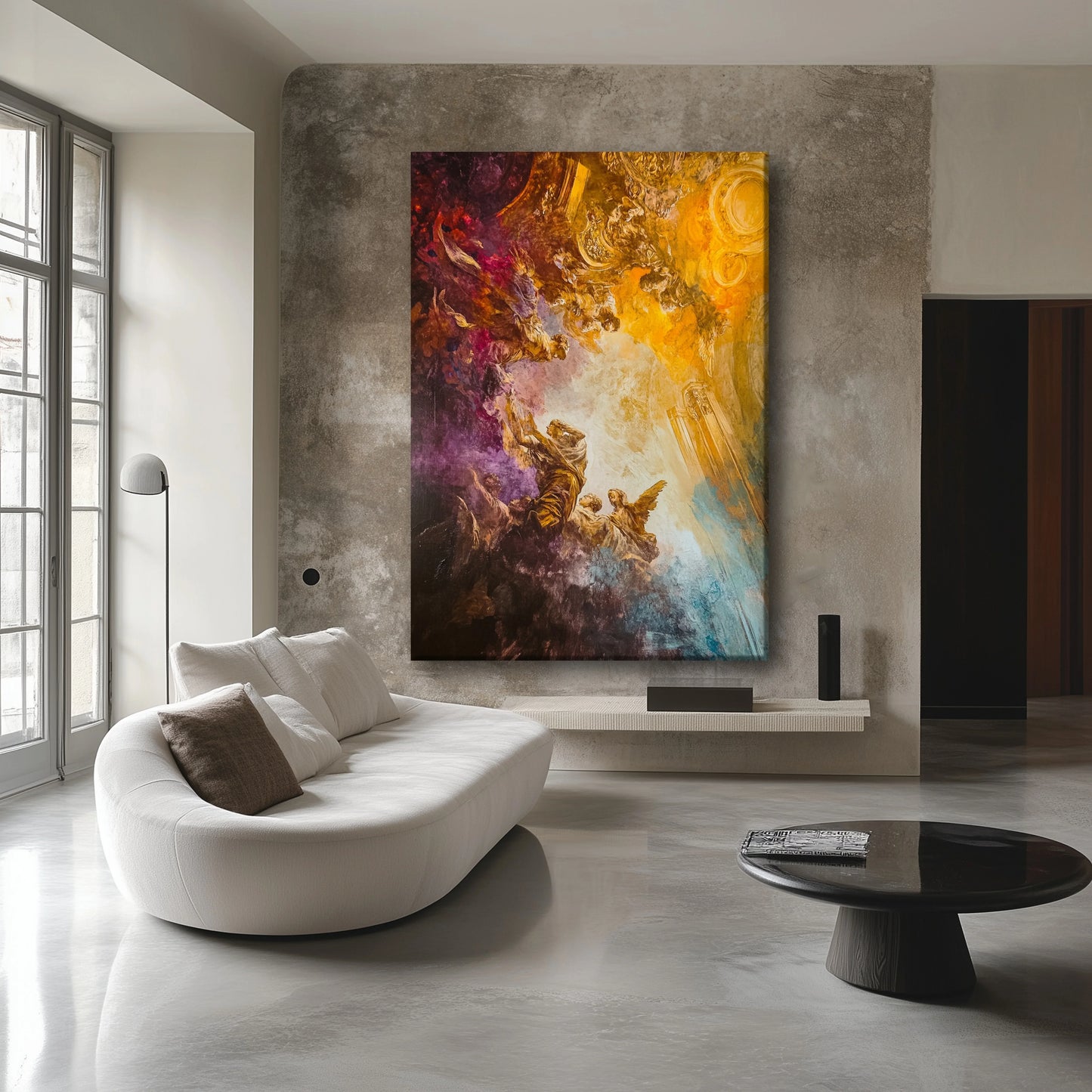 Golden Heaven Canvas Print Printumo