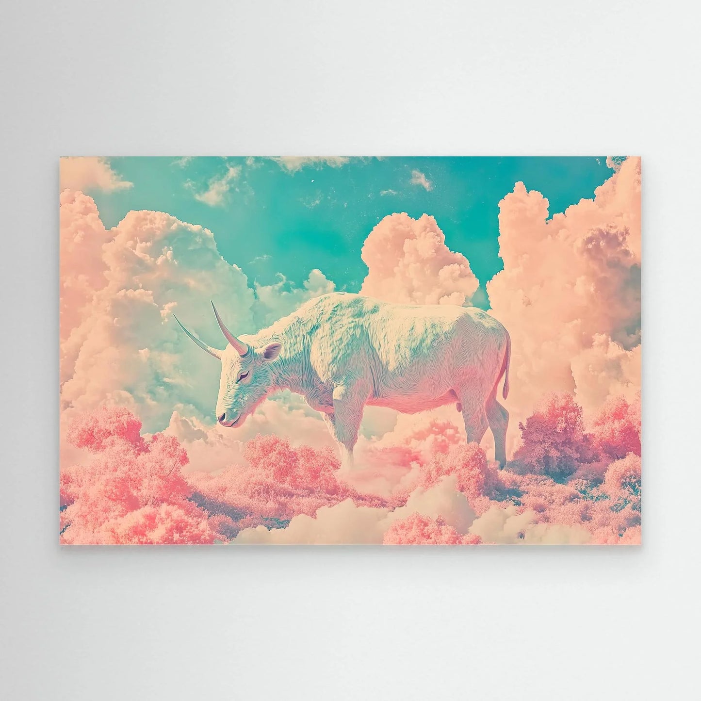 Grazing in the Clouds Canvas Print Robussi