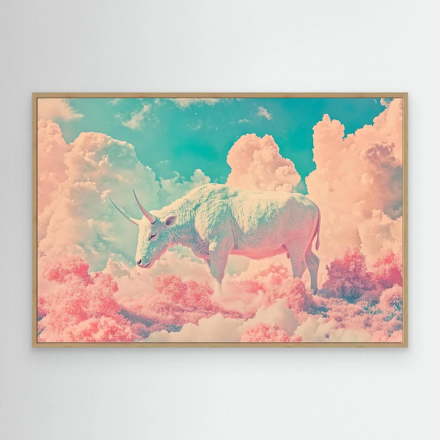 Grazing in the Clouds Canvas Print Robussi