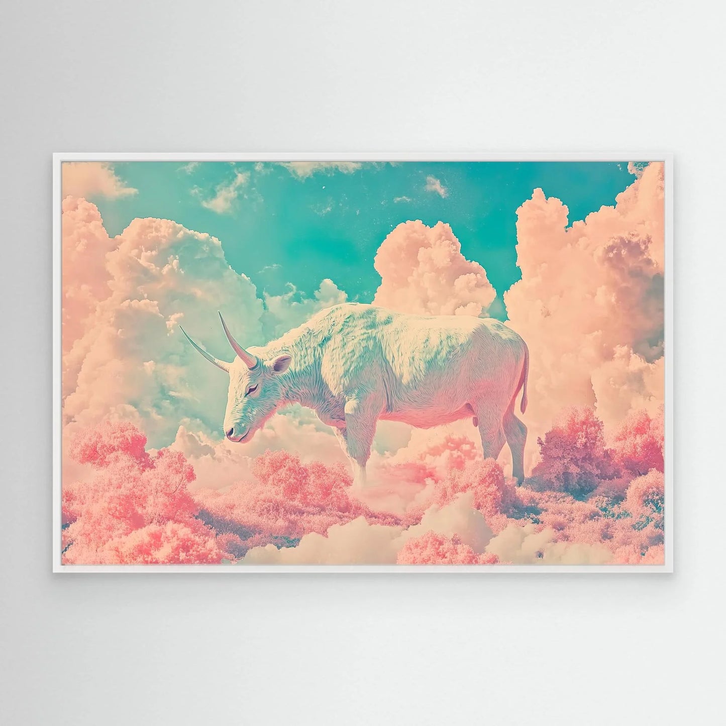 Grazing in the Clouds Canvas Print Robussi