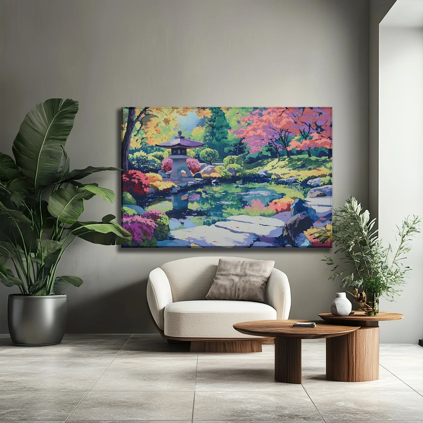 Green Haven Canvas Print Robussi