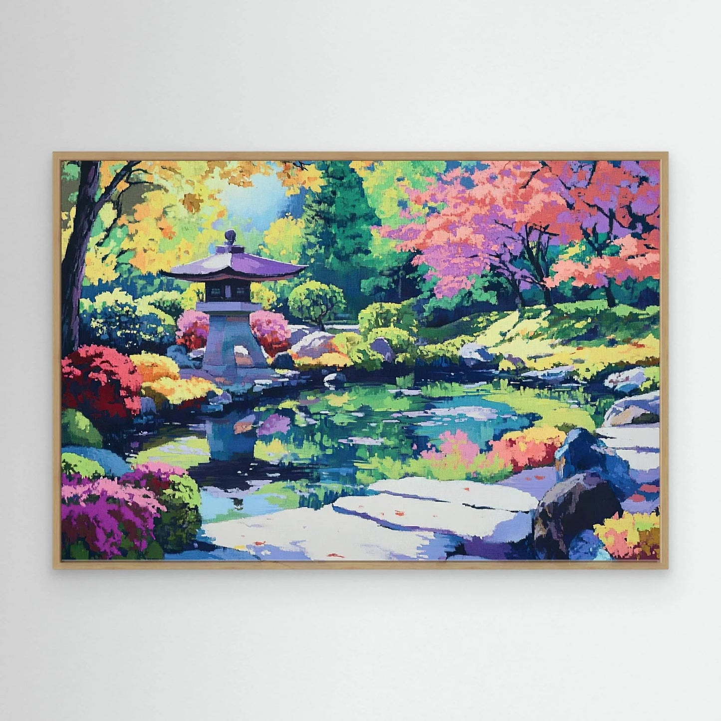 Green Haven Canvas Print Robussi