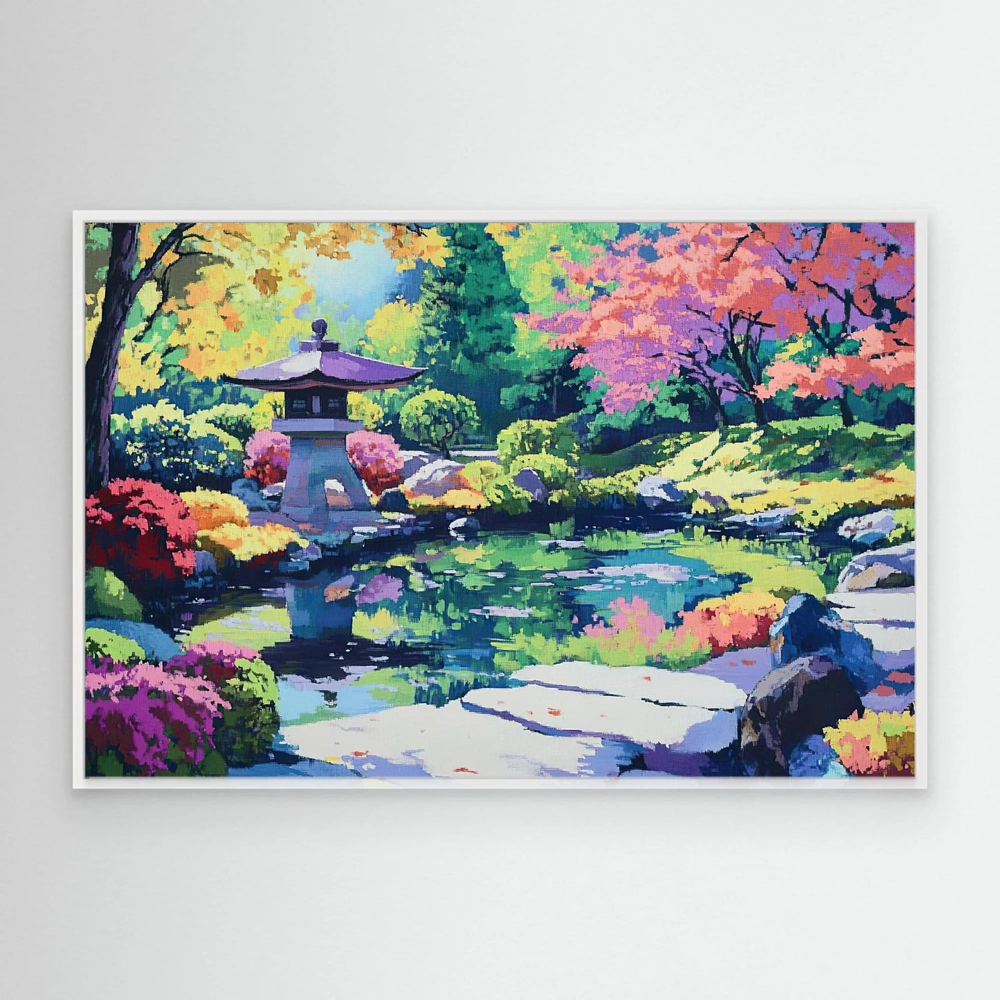 Green Haven Canvas Print Robussi