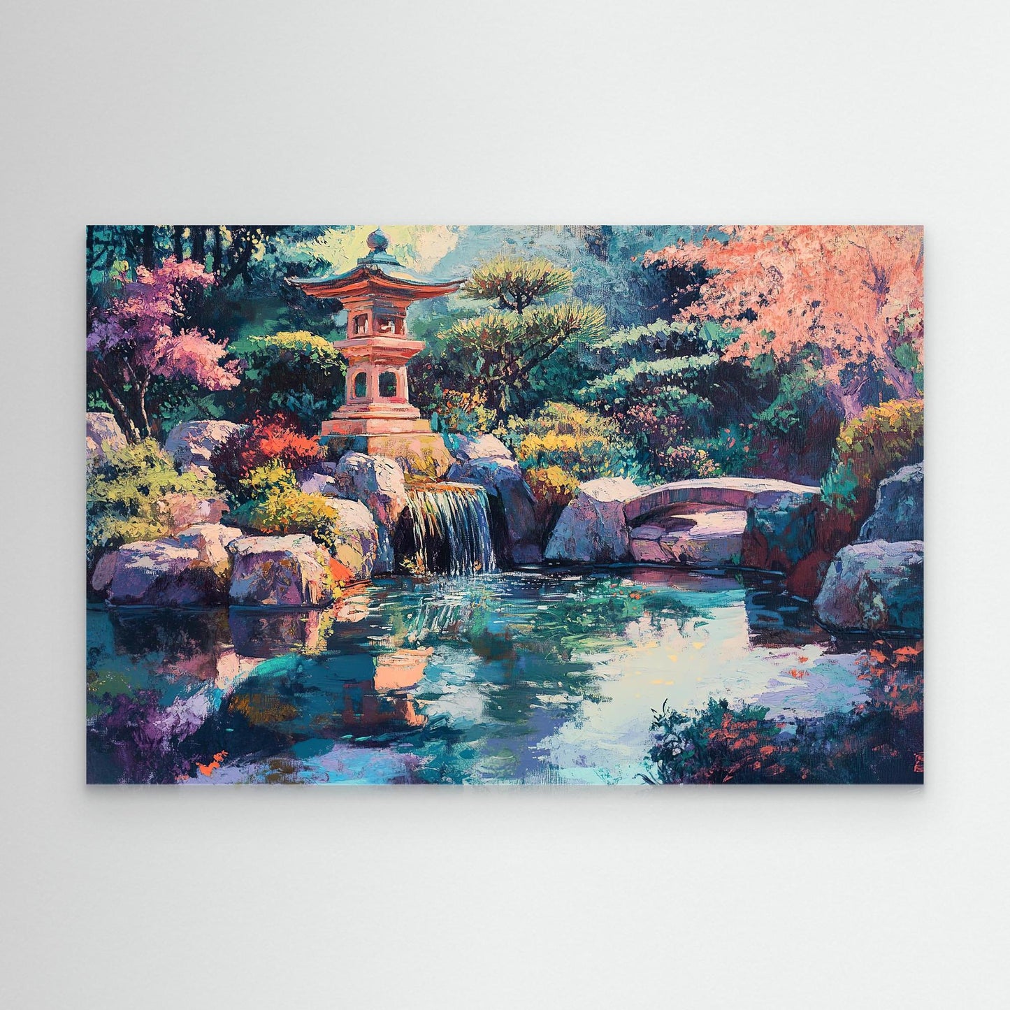 Green Lake Canvas Print Robussi