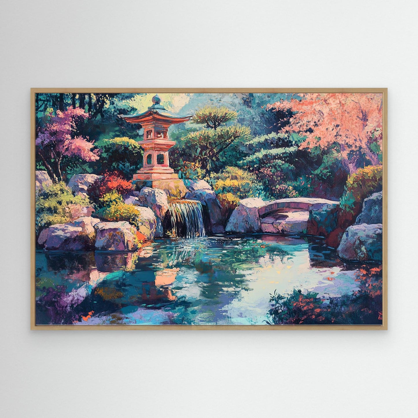 Green Lake Canvas Print Robussi