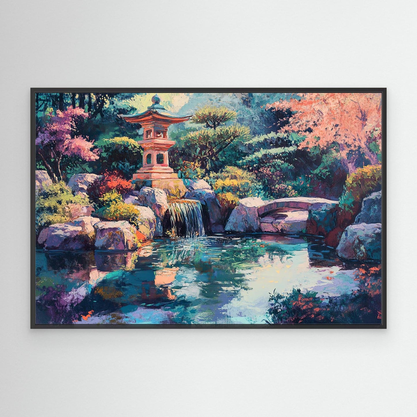 Green Lake Canvas Print Robussi