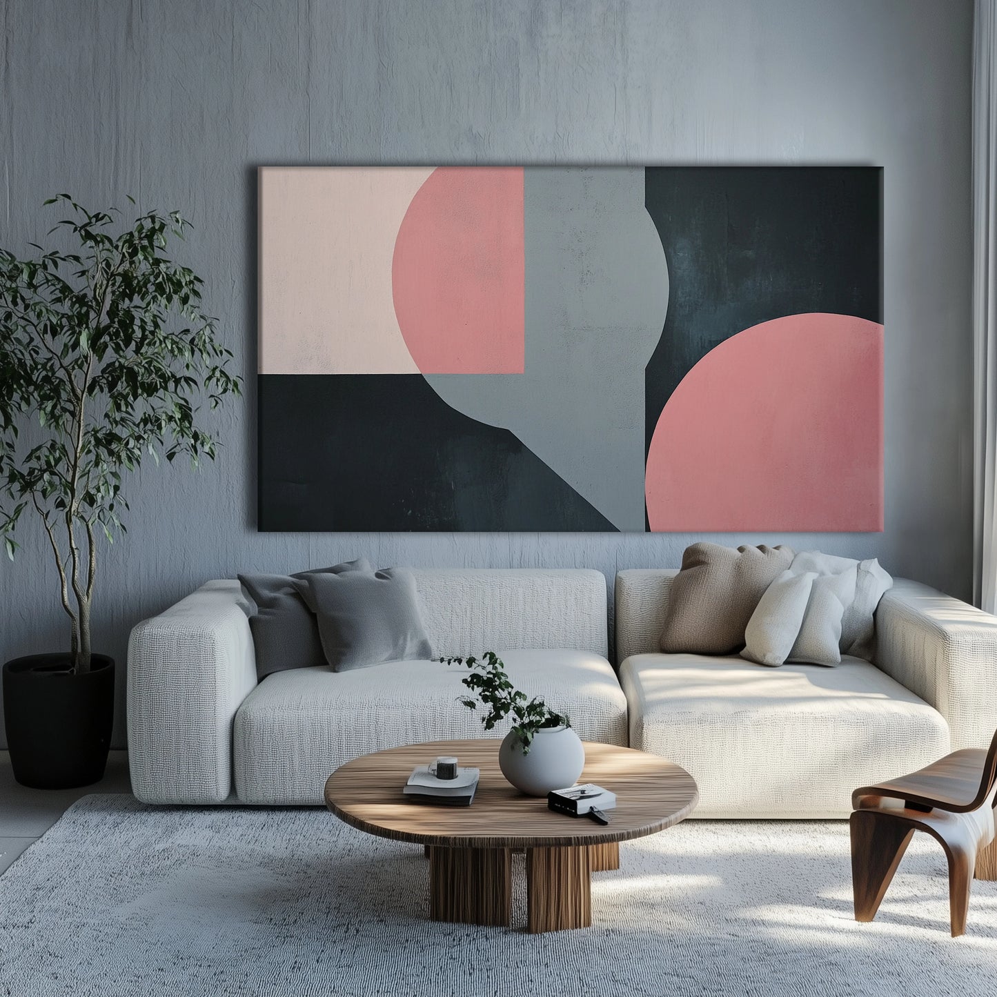 Grey Filter Canvas Print Robussi