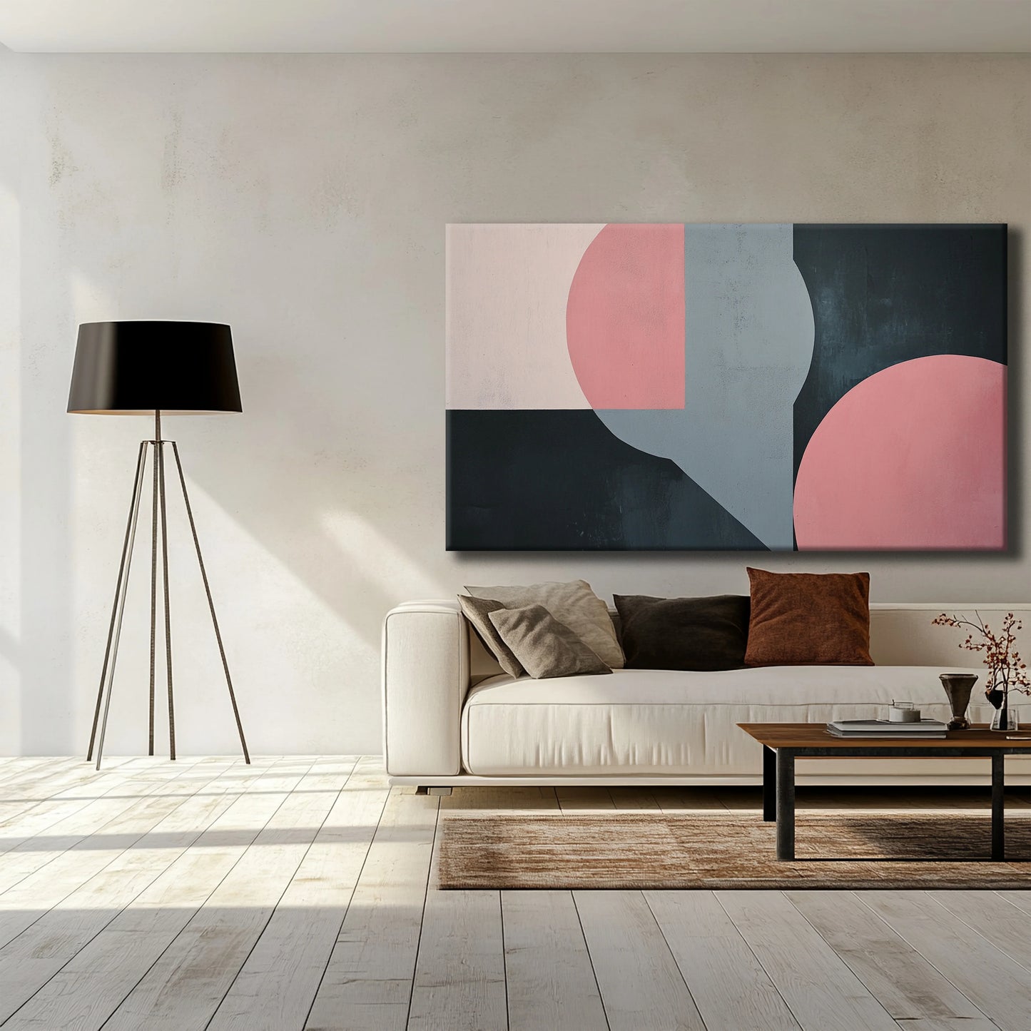 Grey Filter Canvas Print Robussi