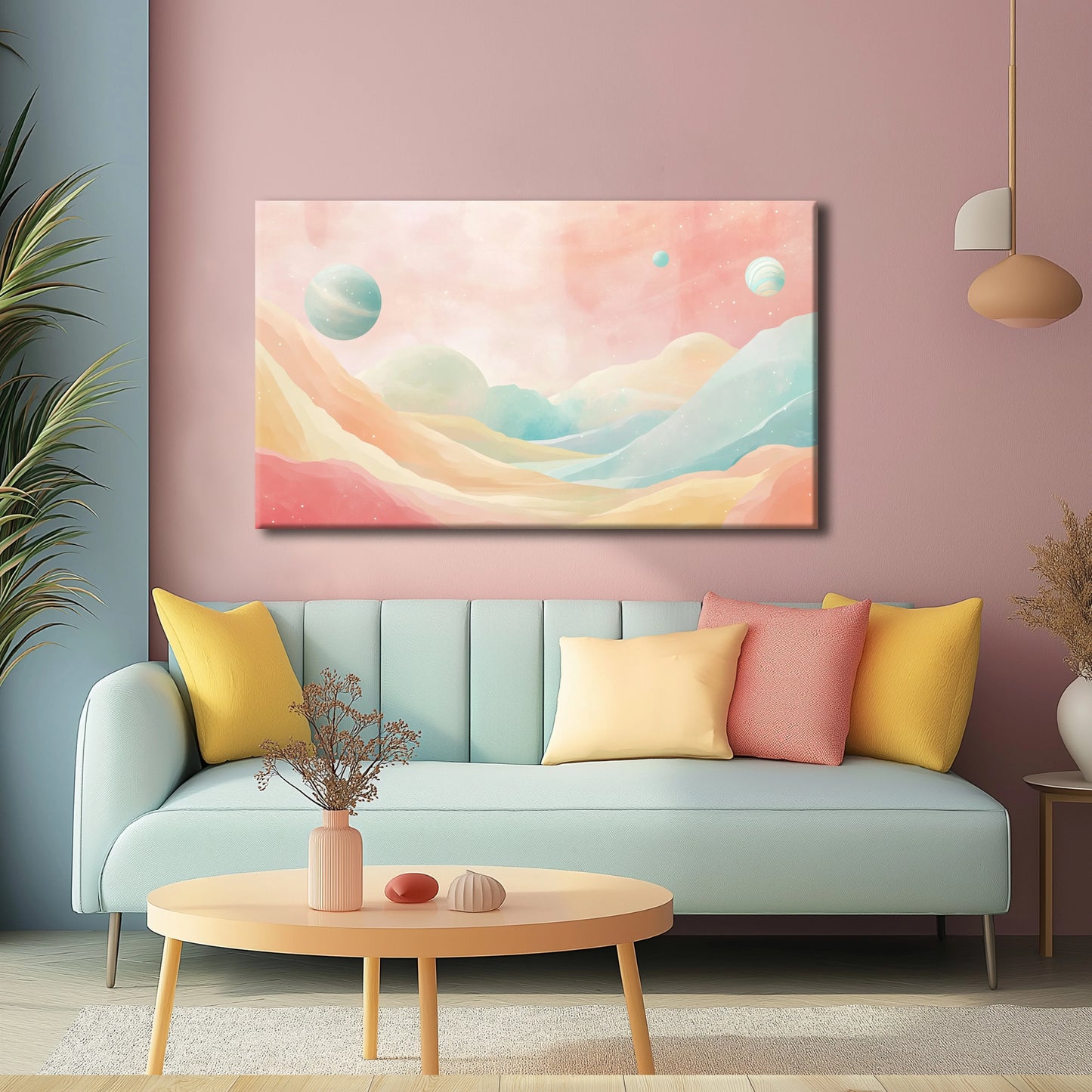 Happy Universe Canvas Print Robussi