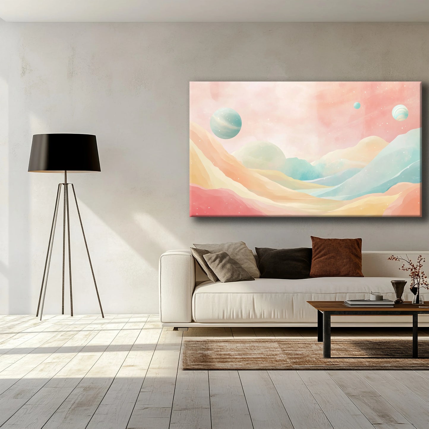 Happy Universe Canvas Print Robussi