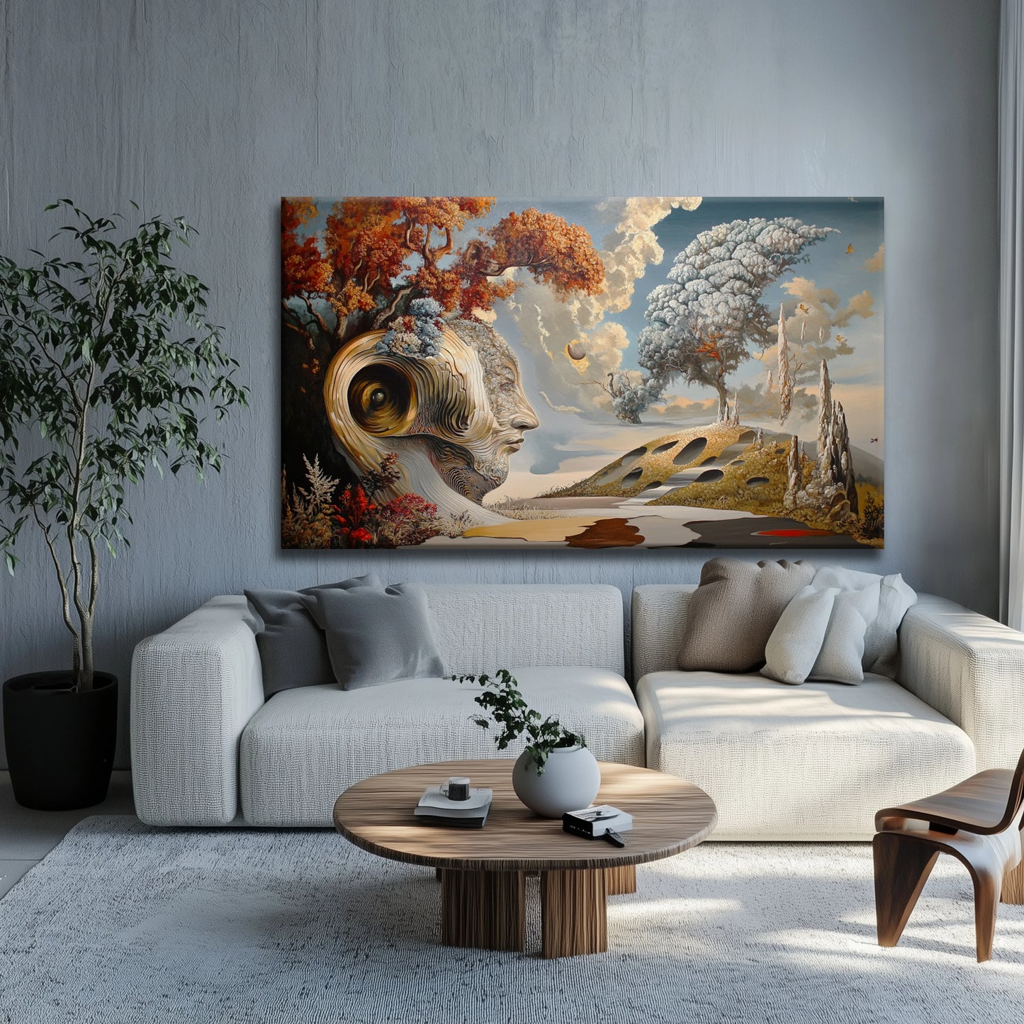 Hill of Gods Canvas Print Robussi