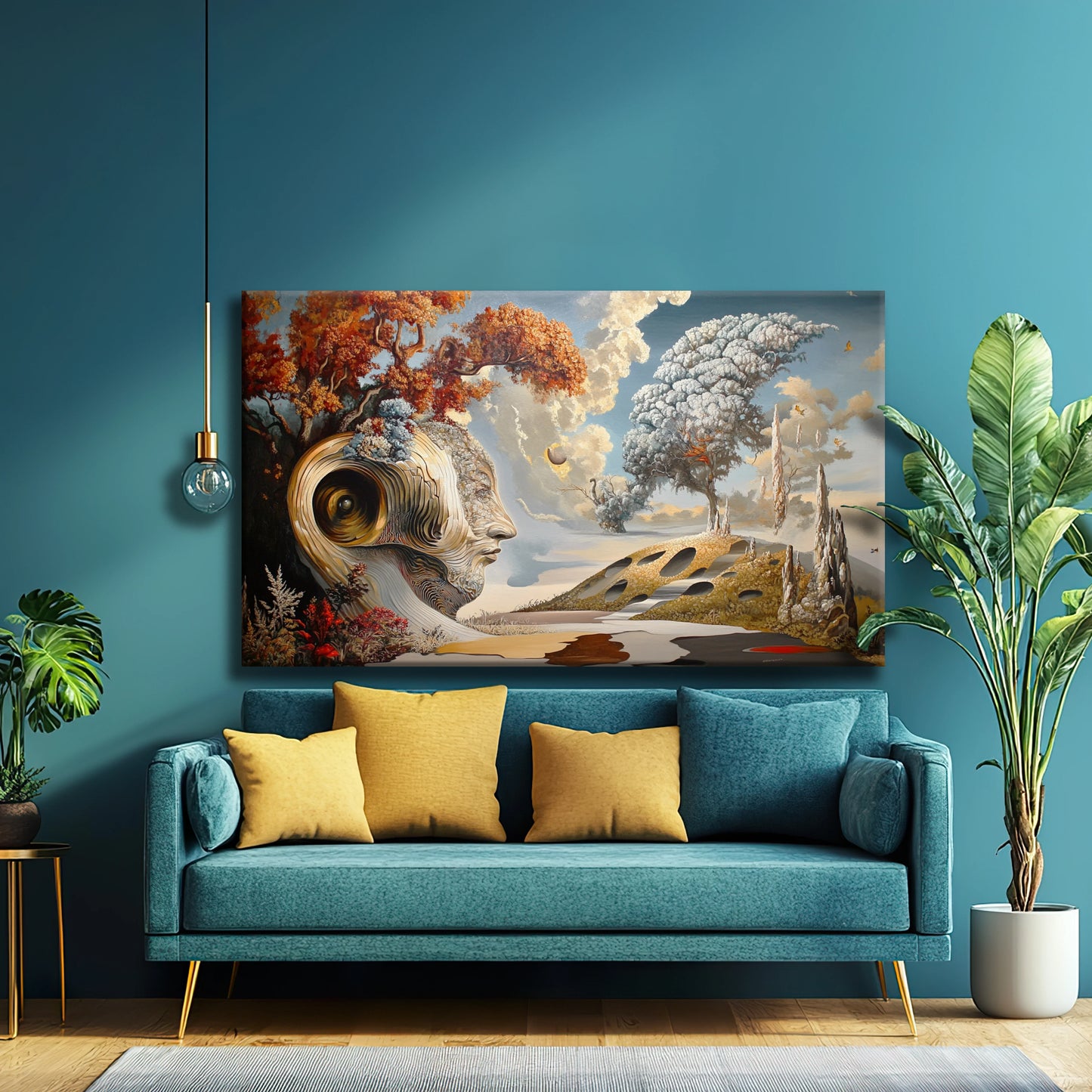Hill of Gods Canvas Print Robussi