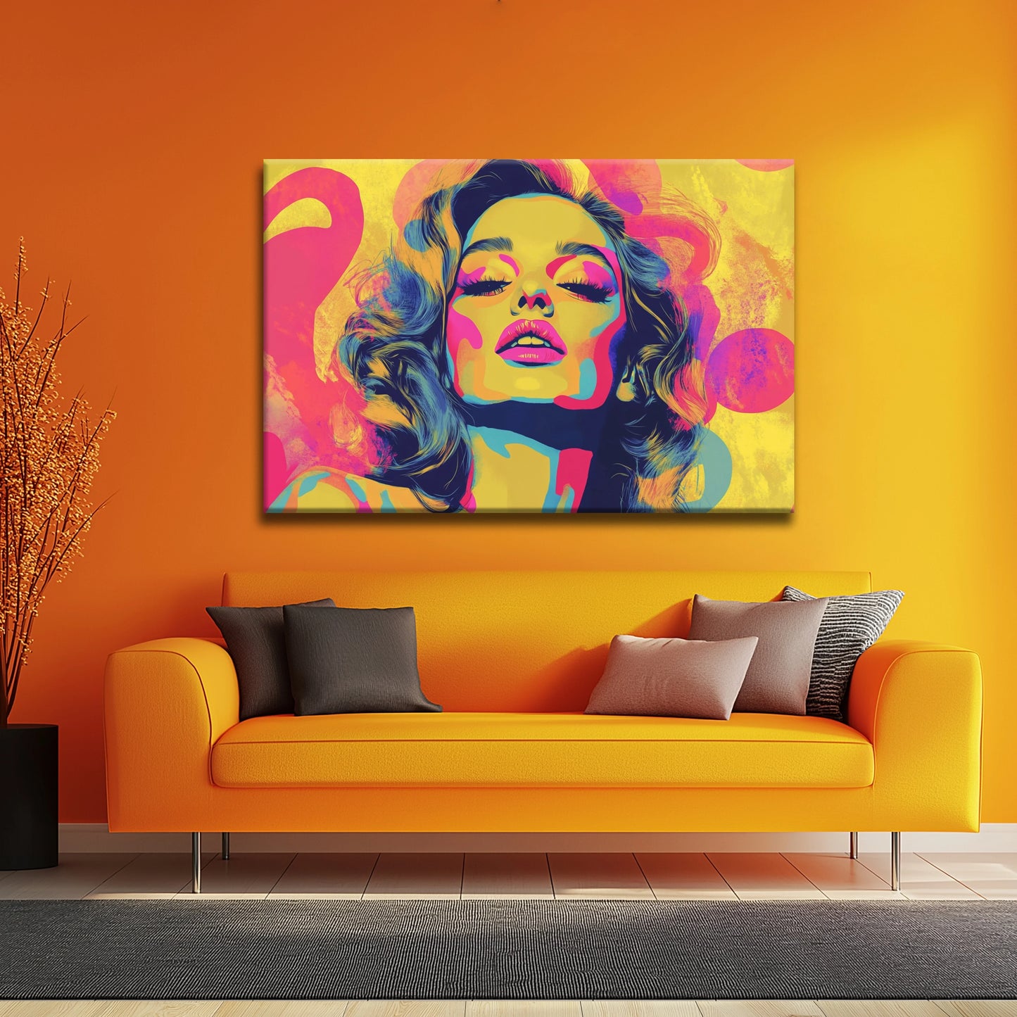 Illuminated Canvas Print Robussi